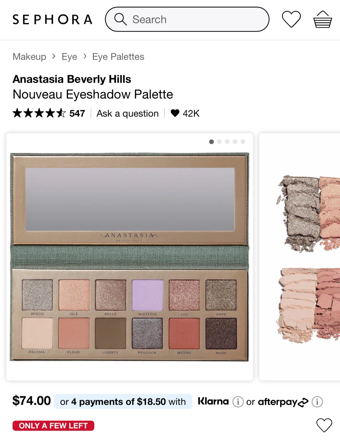 Anastasia Beverly Hills Nouveau Eyeshadow Palette