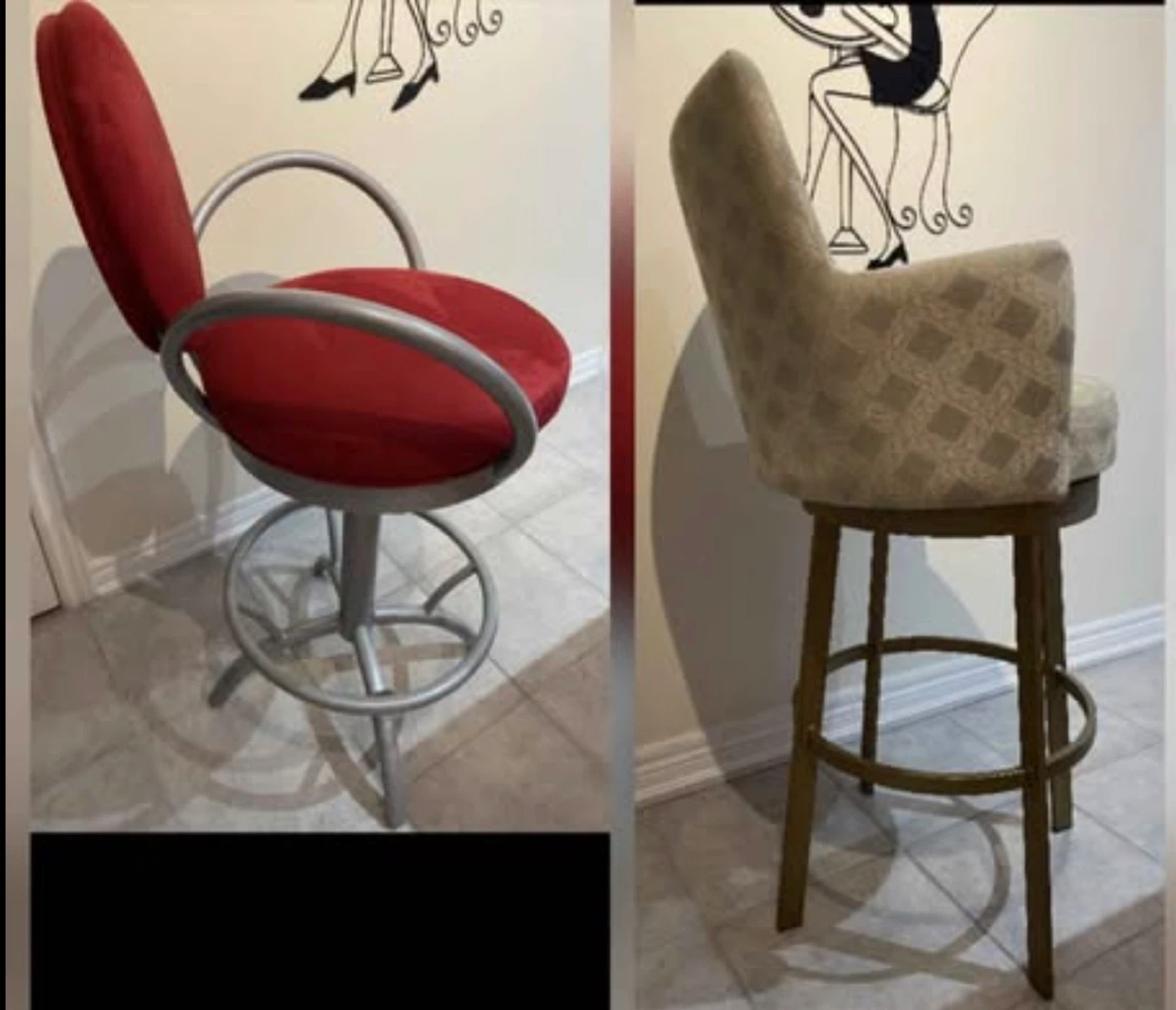 2 Designer Bar Stool - photo 3
