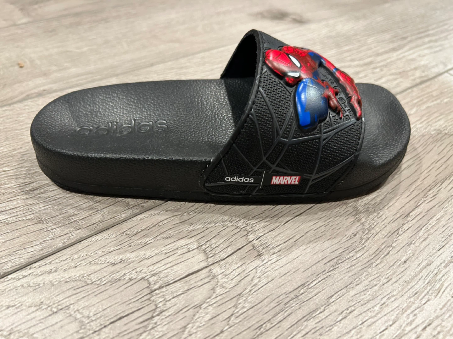 Adidas Spiderman Slides - Kids Size 12K - photo 2