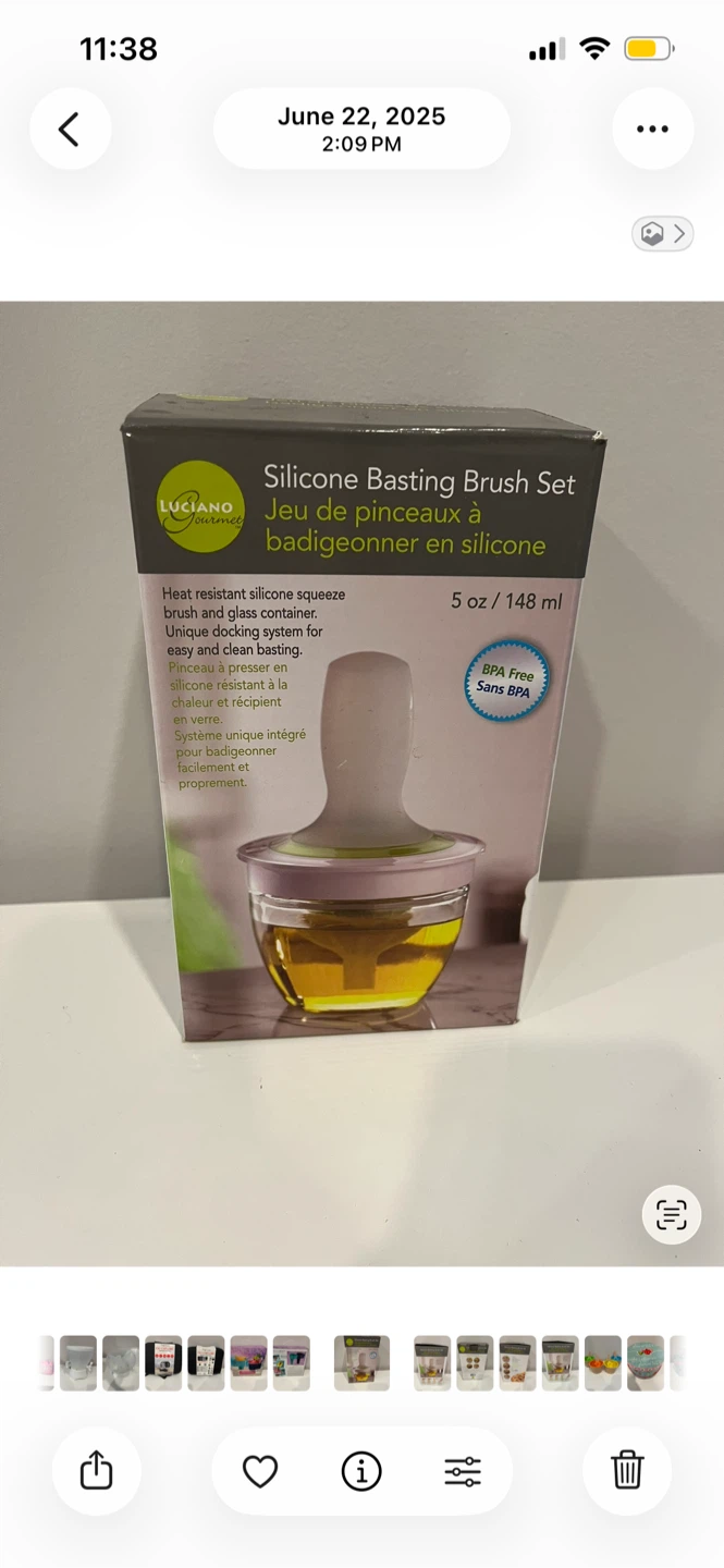 Luciano Gourmet Silicone Basting Brush Set - photo 2