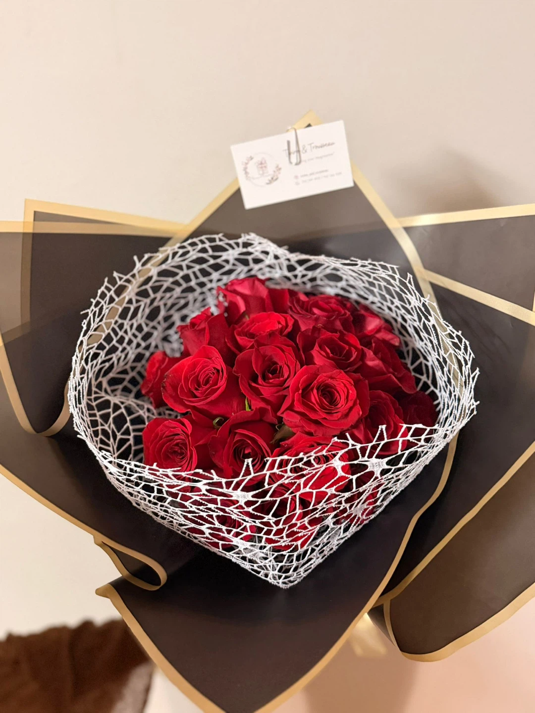 Bouquet of 20 Red Roses - photo 3