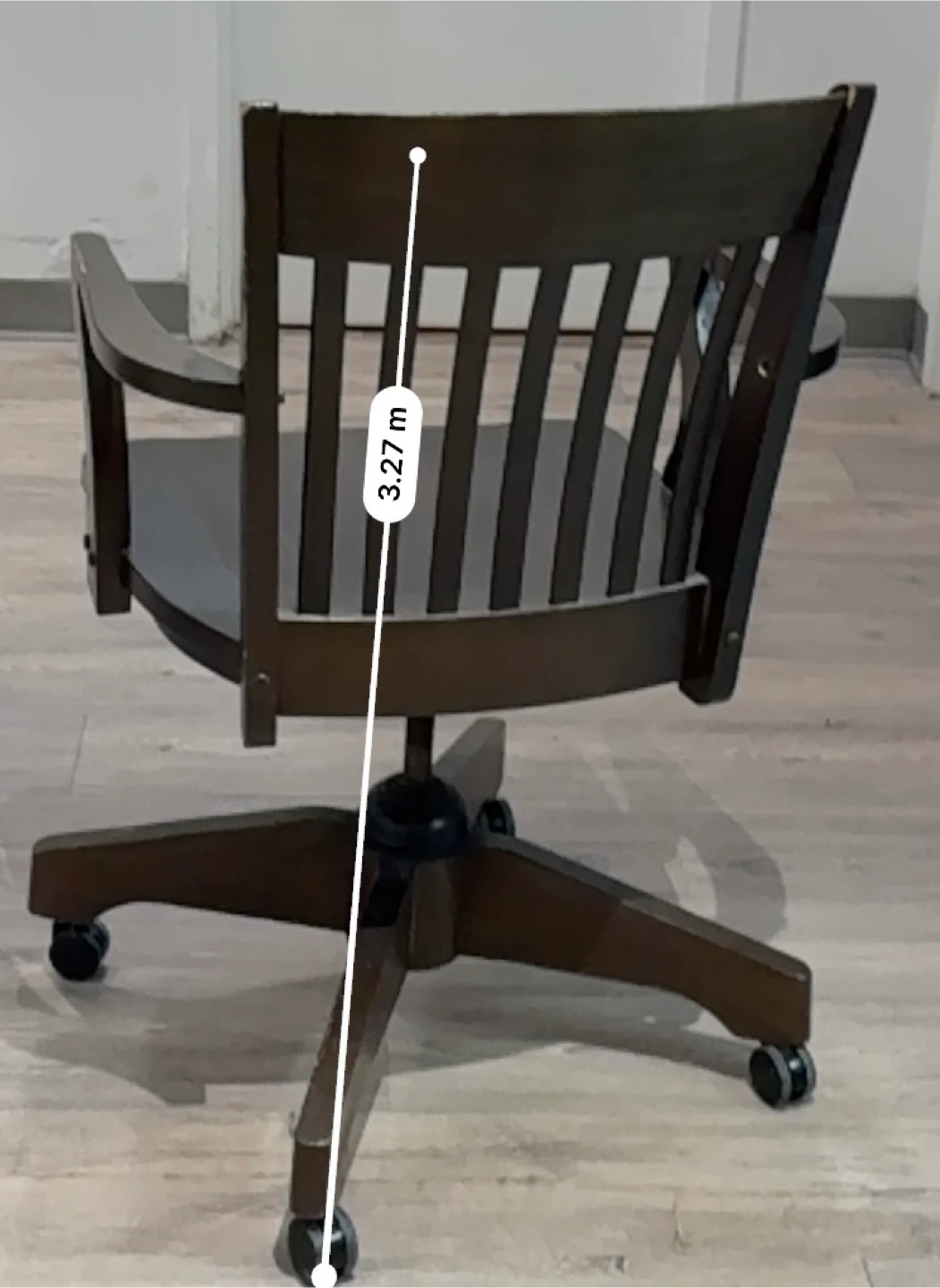 Solid Wood Swivel Office Chair - photo 3