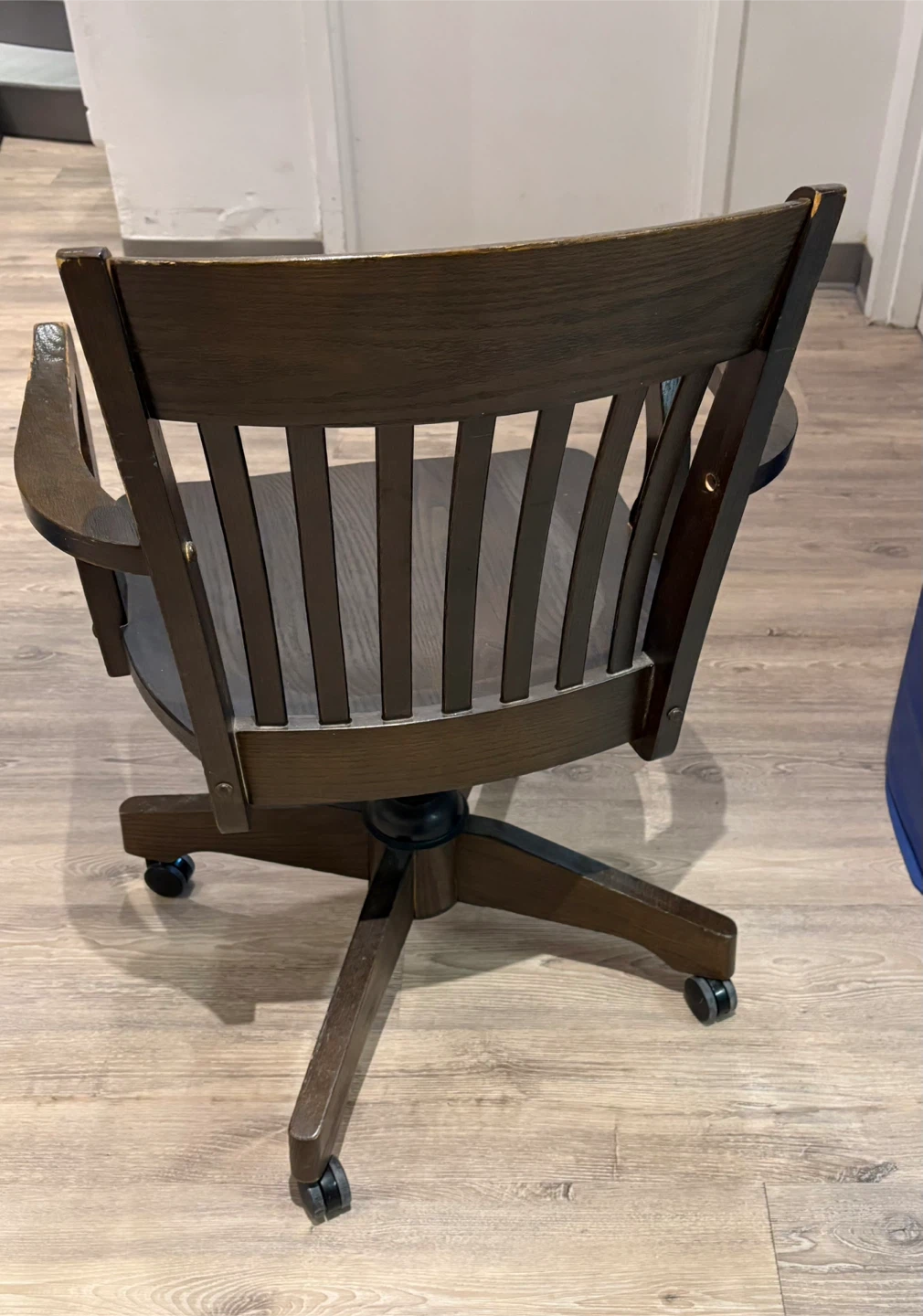 Solid Wood Swivel Office Chair - photo 2