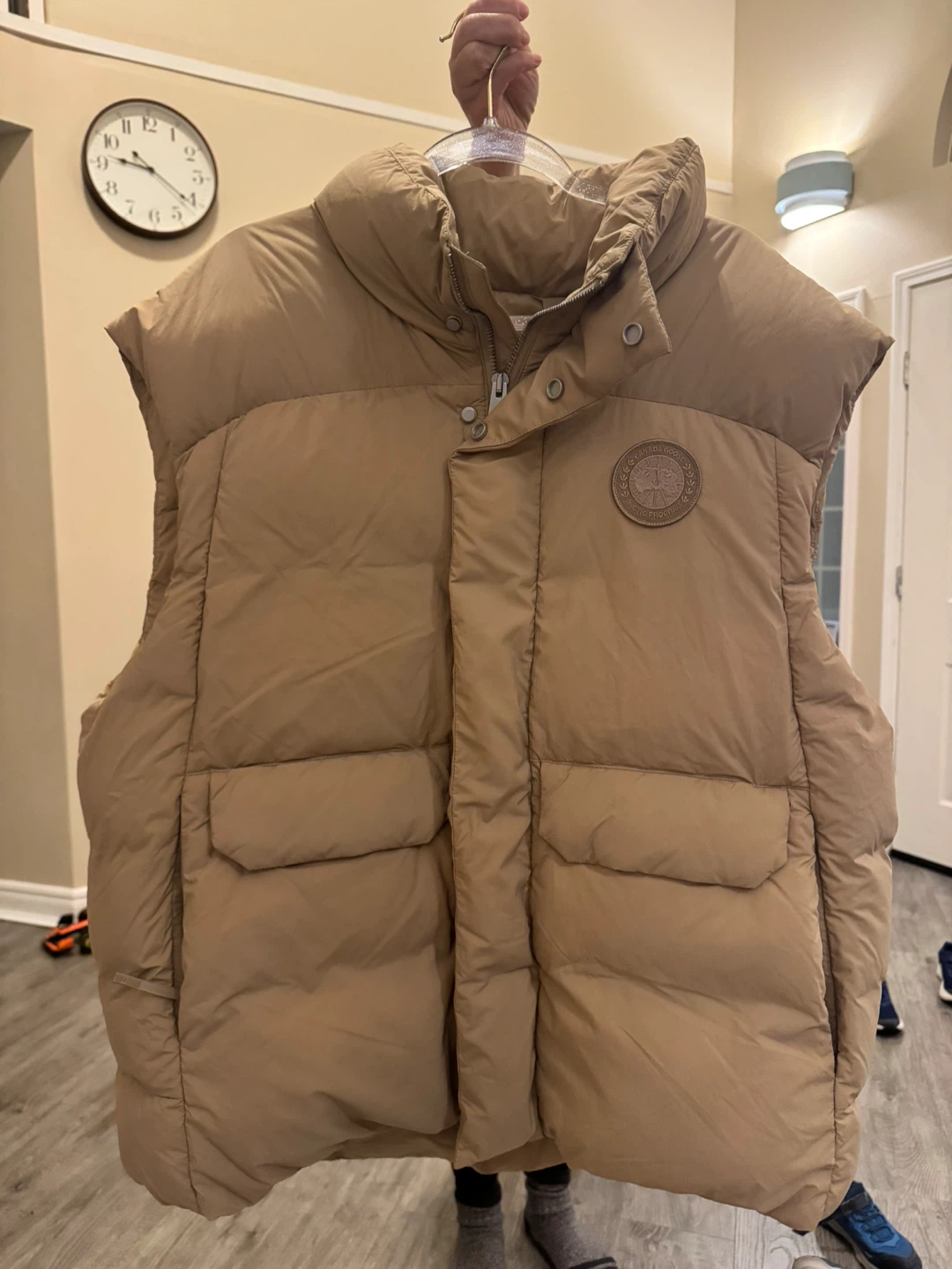 Canada Goose Wiliu Vest Lightweight Sand- Sable L Men/Hommes
