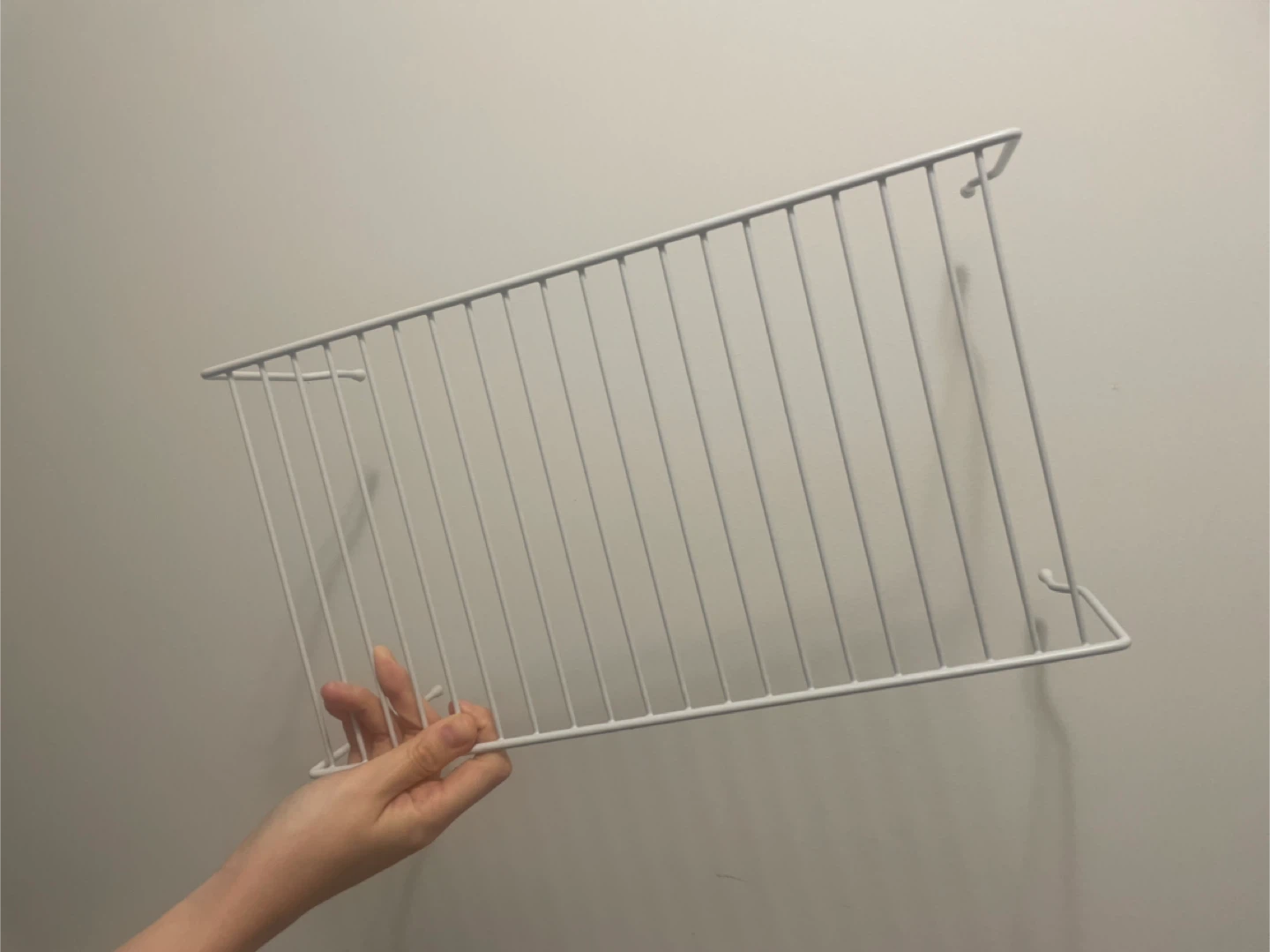 White Wire Shelf Unit