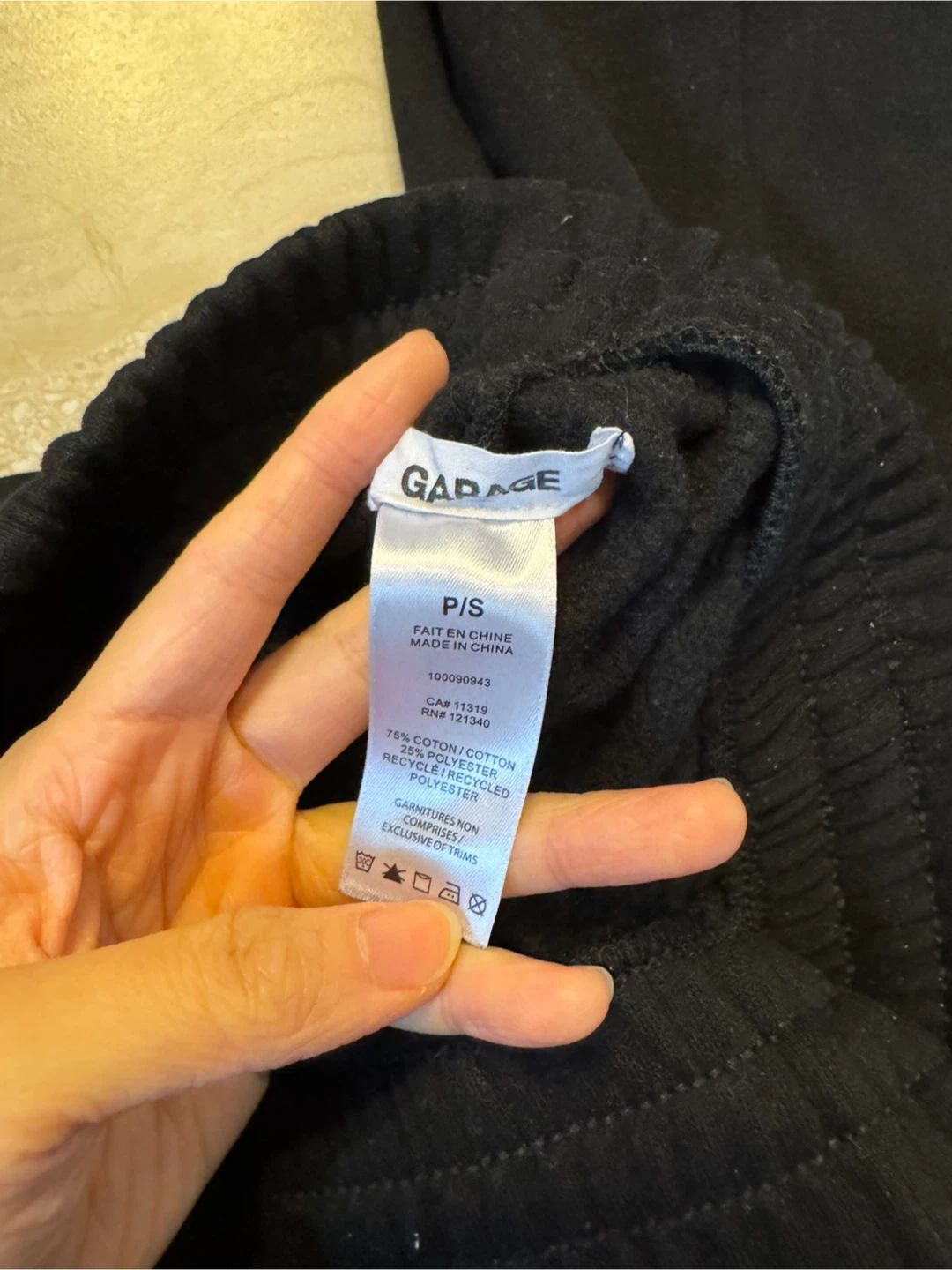 Garage Black Barrel Sweatpants P/S - photo 2