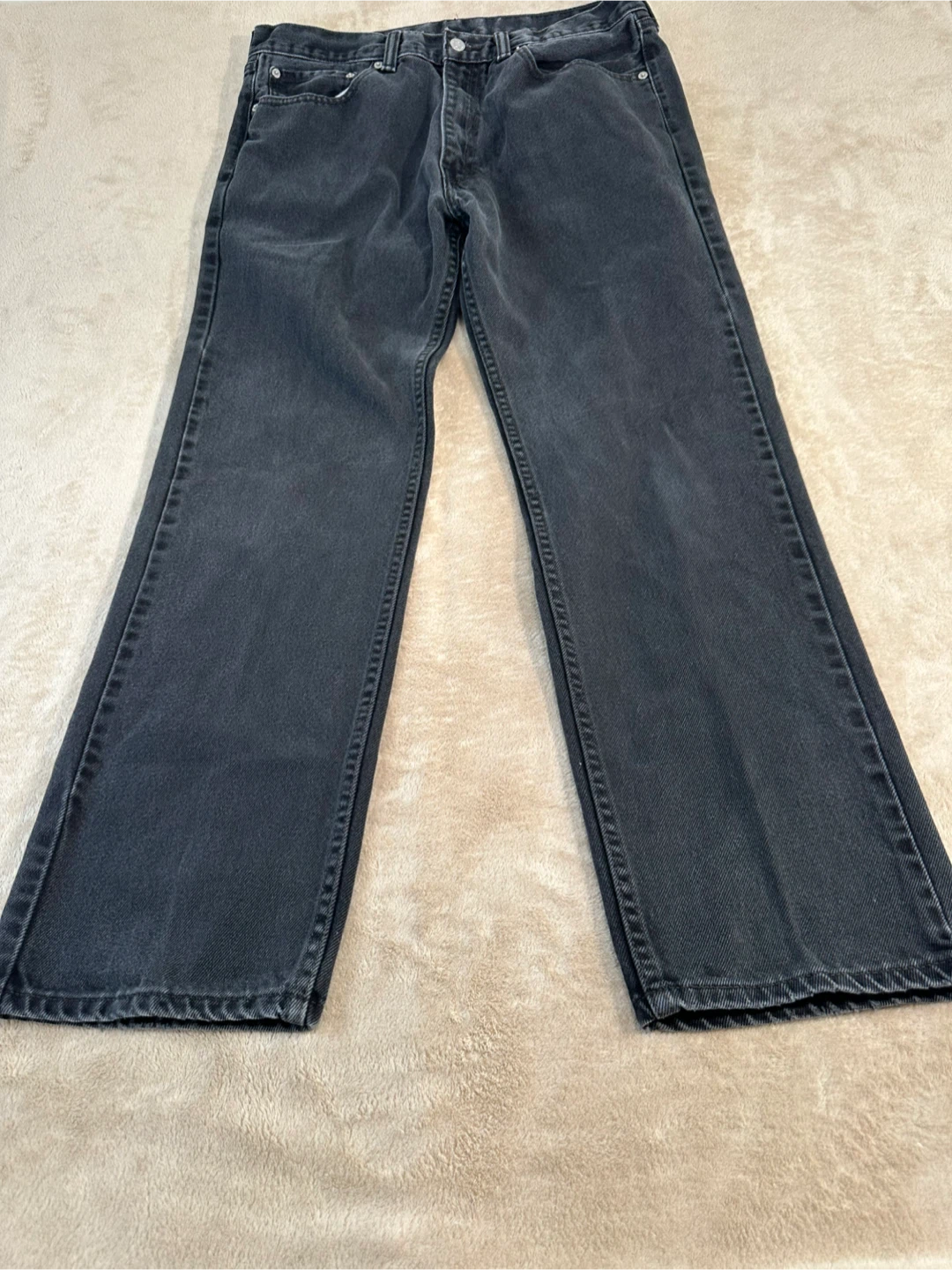 Levi's 505 Black Denim Jeans 36x32 - photo 2