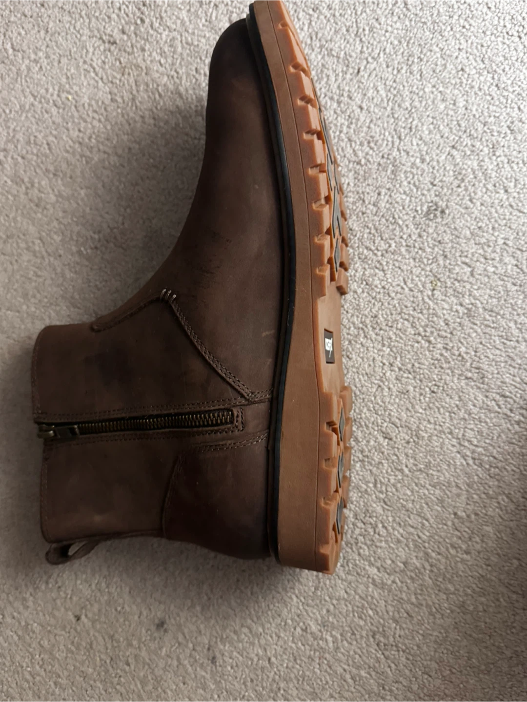ICEFX Brown Suede Zip-Up Winter Boots - photo 2