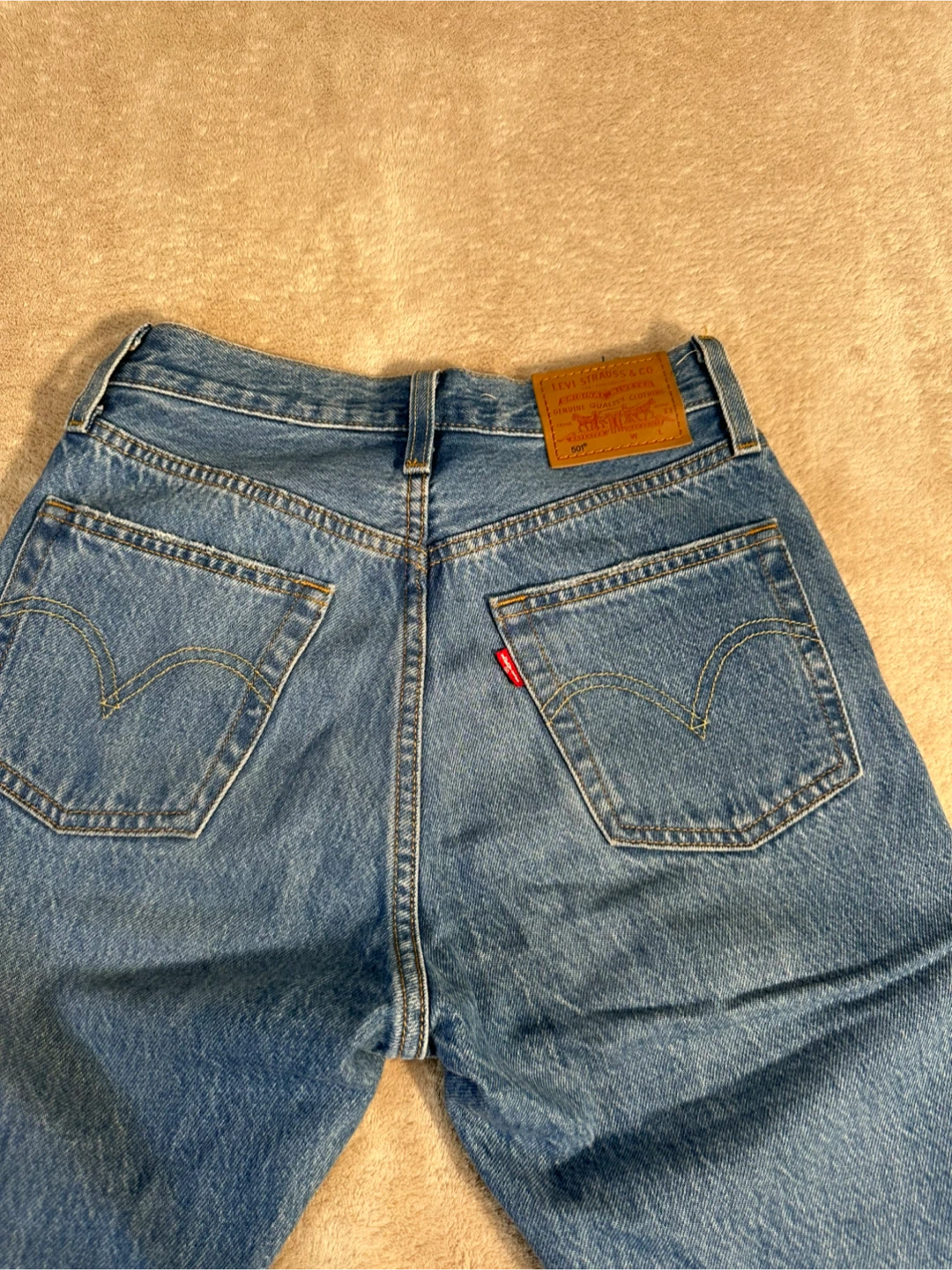 Levi's 501 Jeans - Blue Denim W23 L30 - photo 4