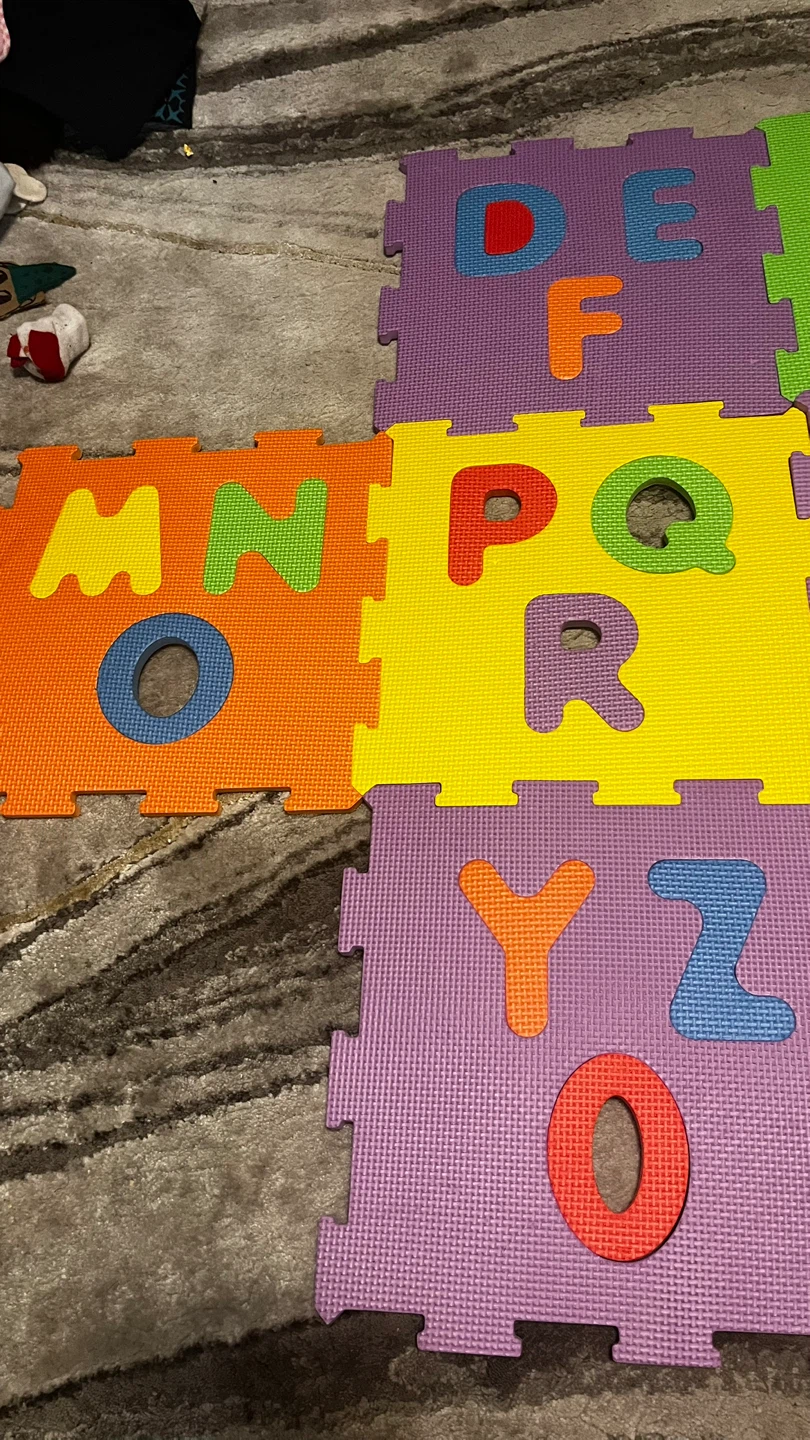 Alphabet Foam Puzzle Mat Tiles AS-IS