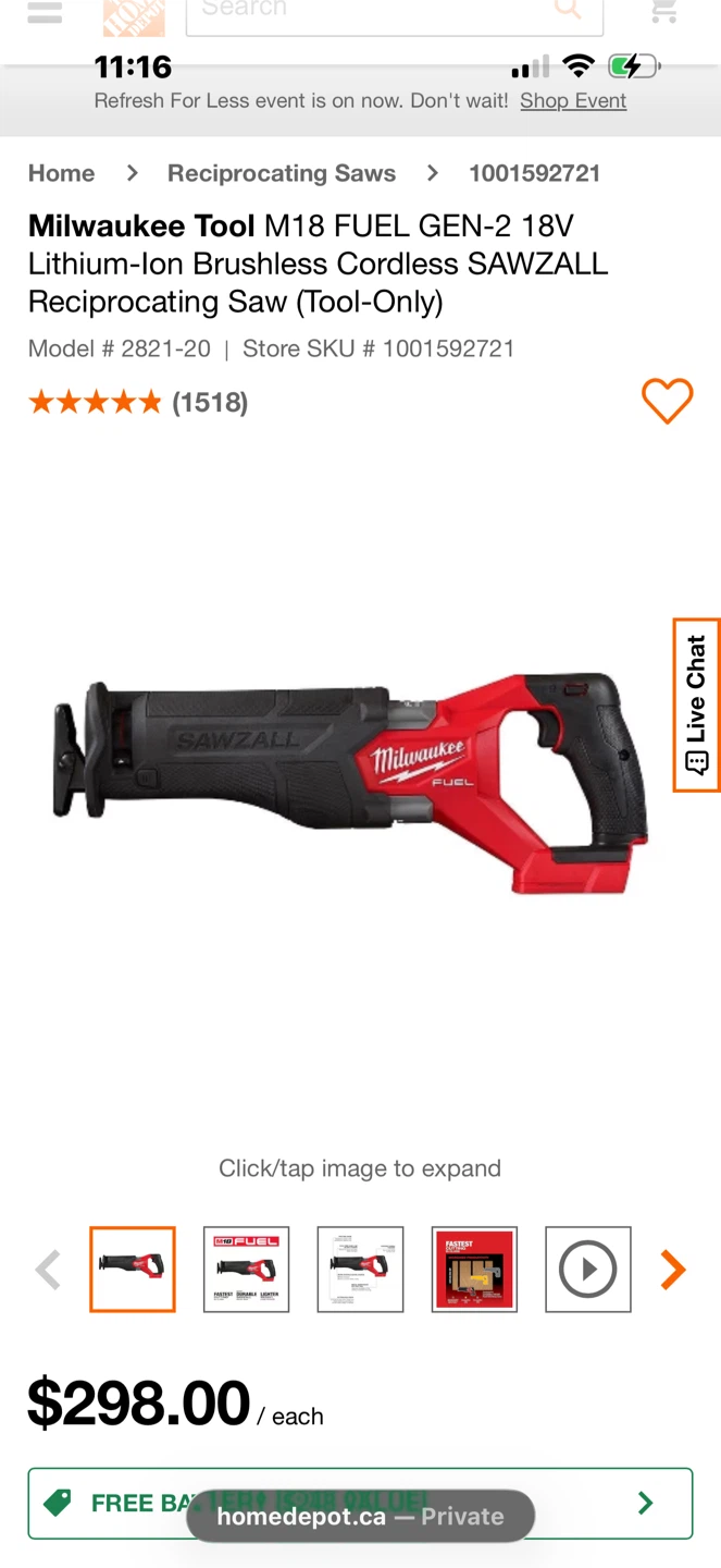 Milwaukee M18 FUEL GEN-2 18V Cordless Reciprocating Saw BNIB - photo 2