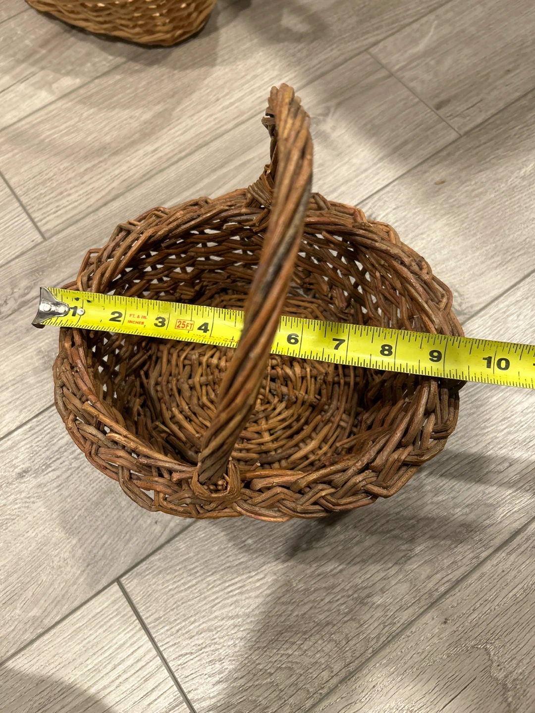 Wicker Basket with Handle - photo 2