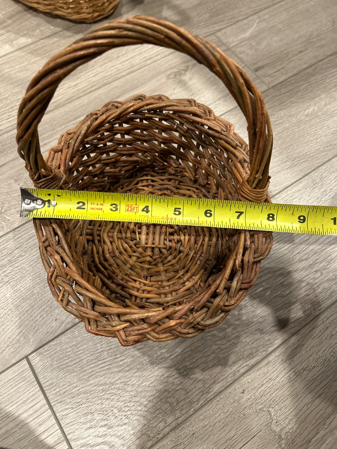 Wicker Basket with Handle - photo 3