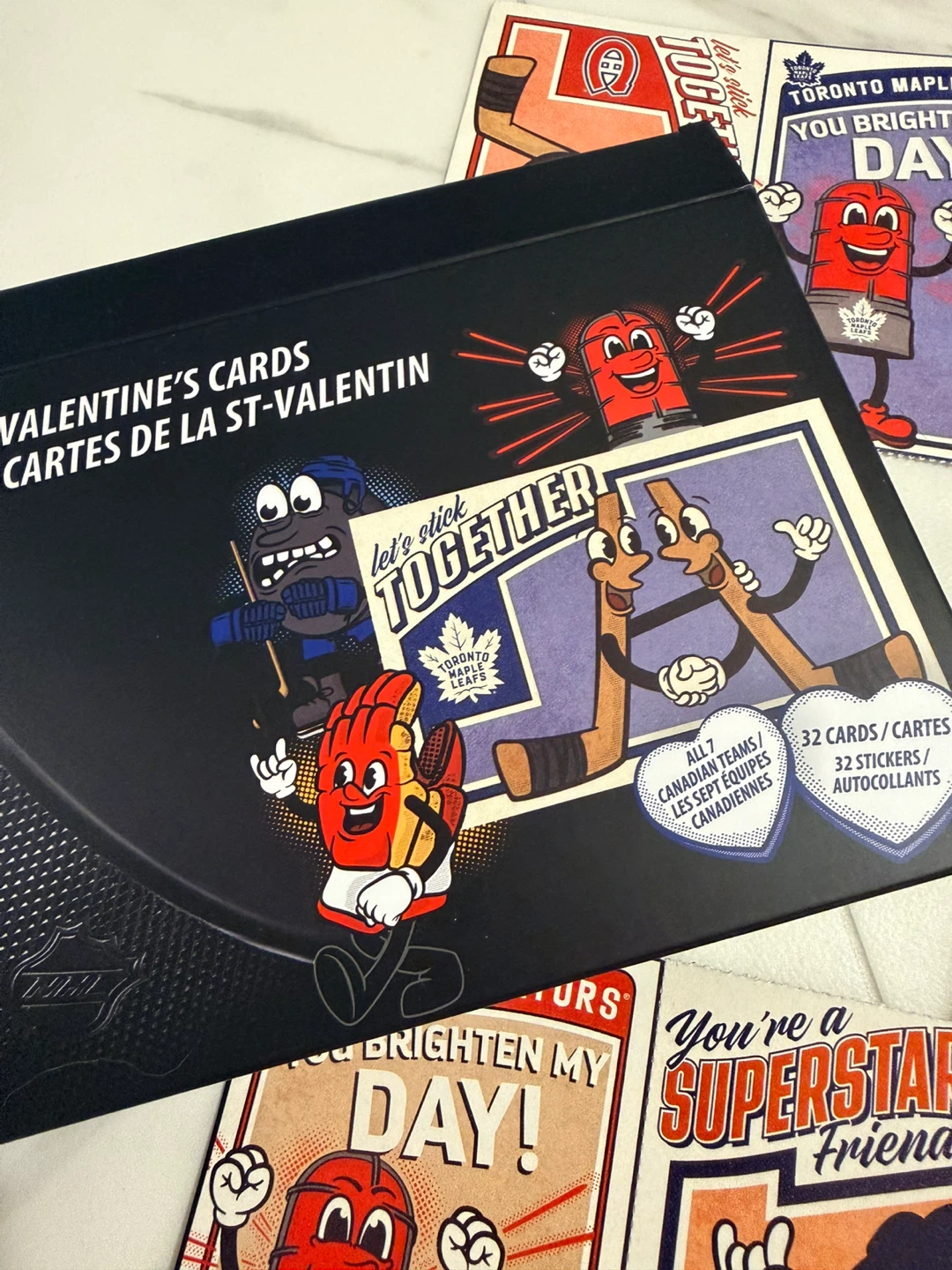 NHL Valentine's Day Cards & Stickers - photo 3