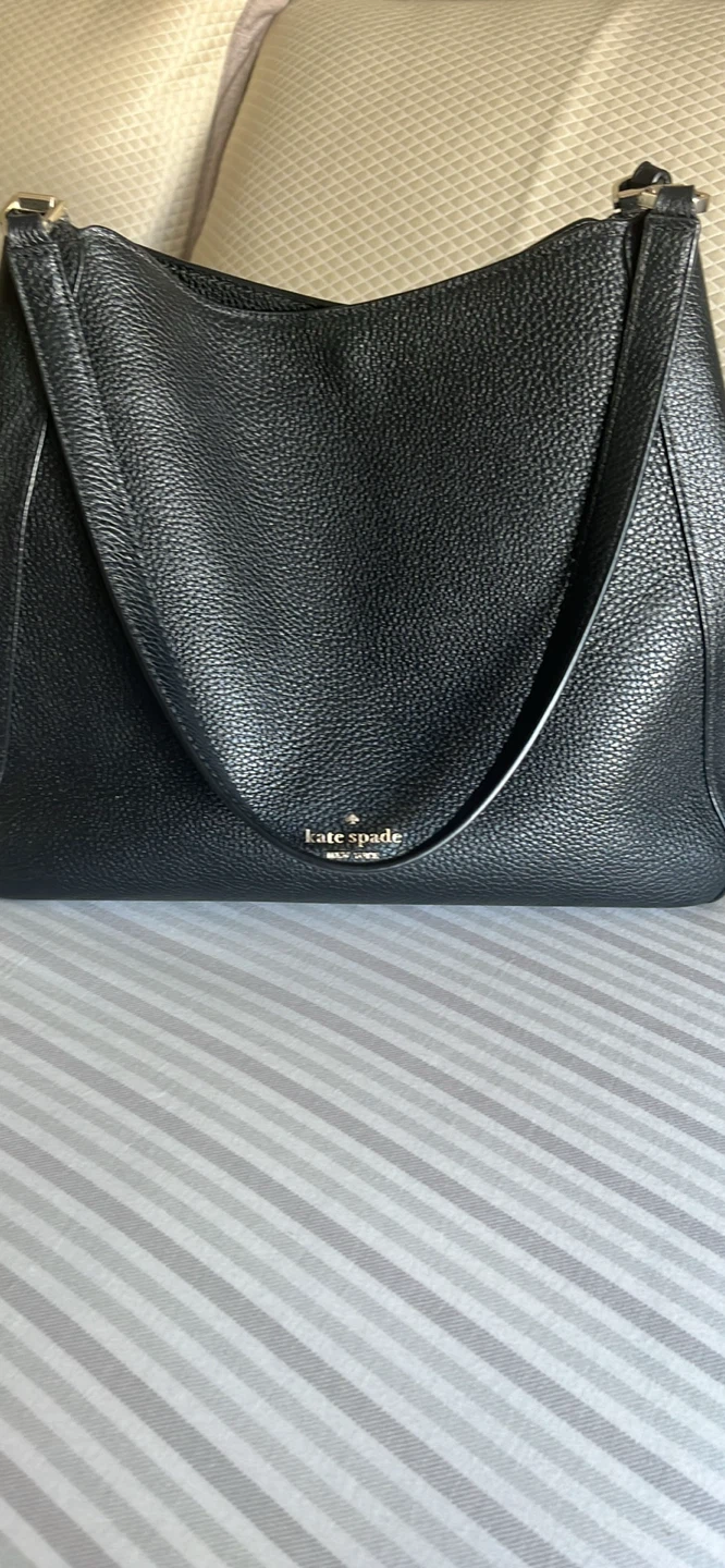 Authentic Kate Spade Black Leather Shoulder Bag - photo 2