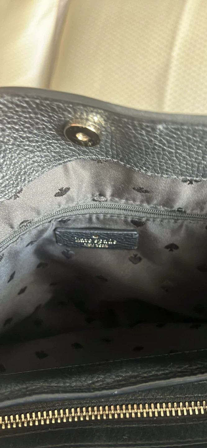 Authentic Kate Spade Black Leather Shoulder Bag - photo 3