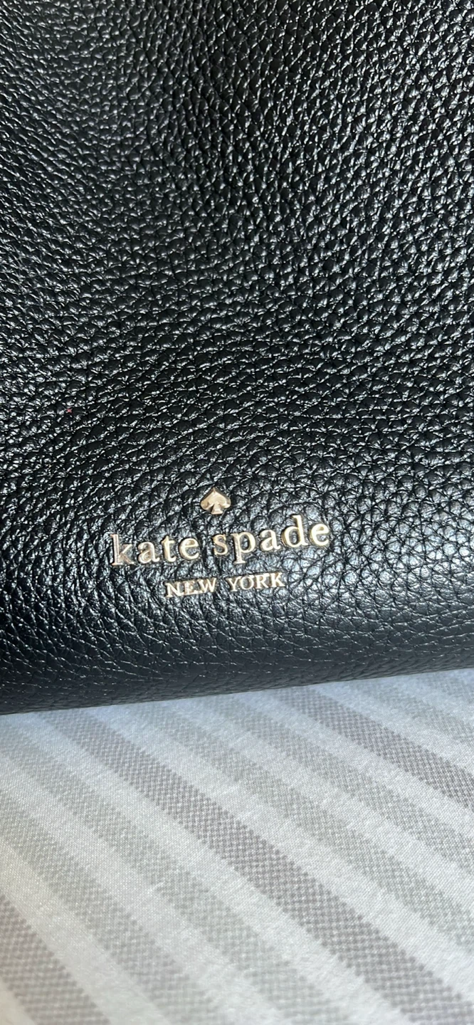Authentic Kate Spade Black Leather Shoulder Bag