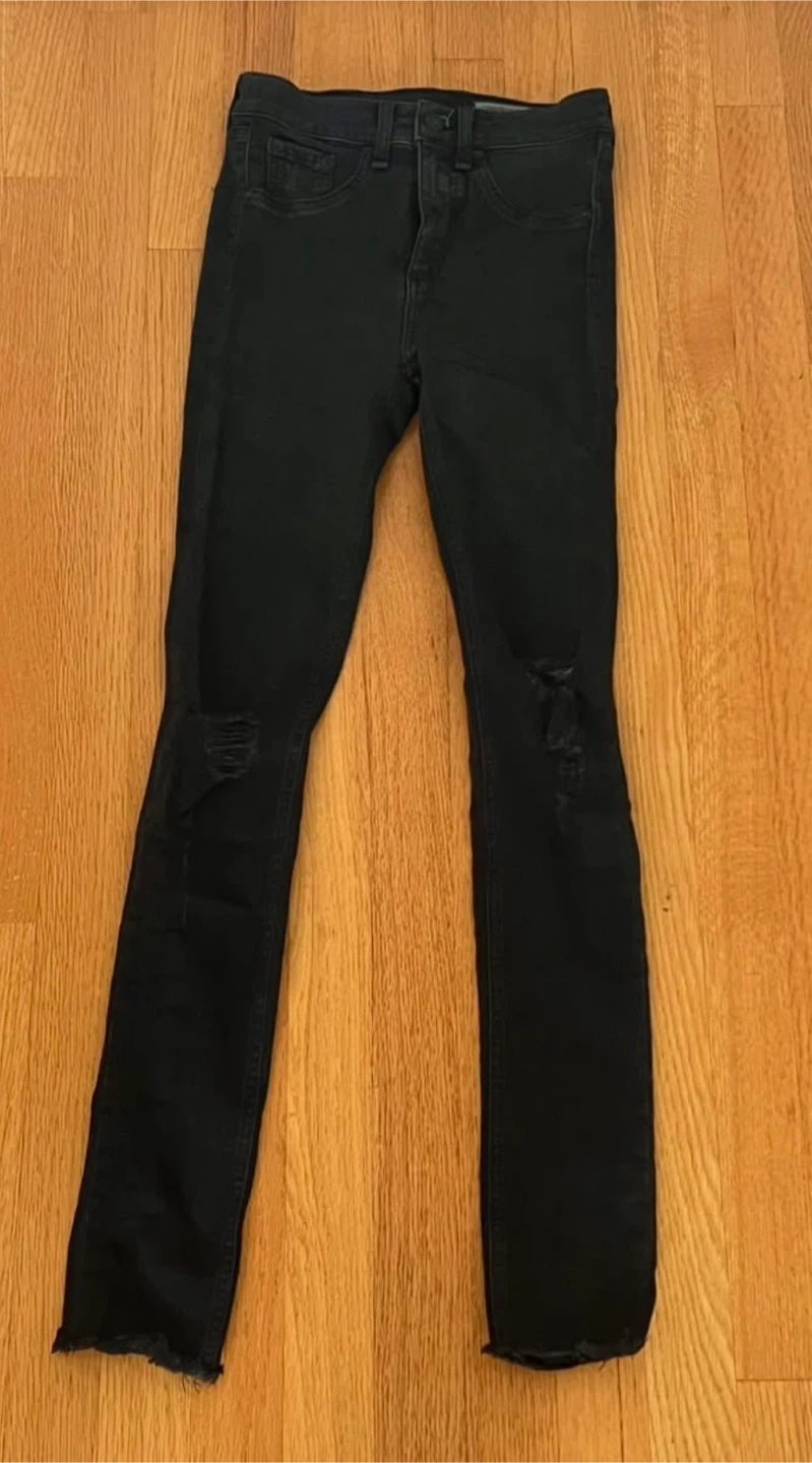 Rag&Bone Black Slim Fit Jeans