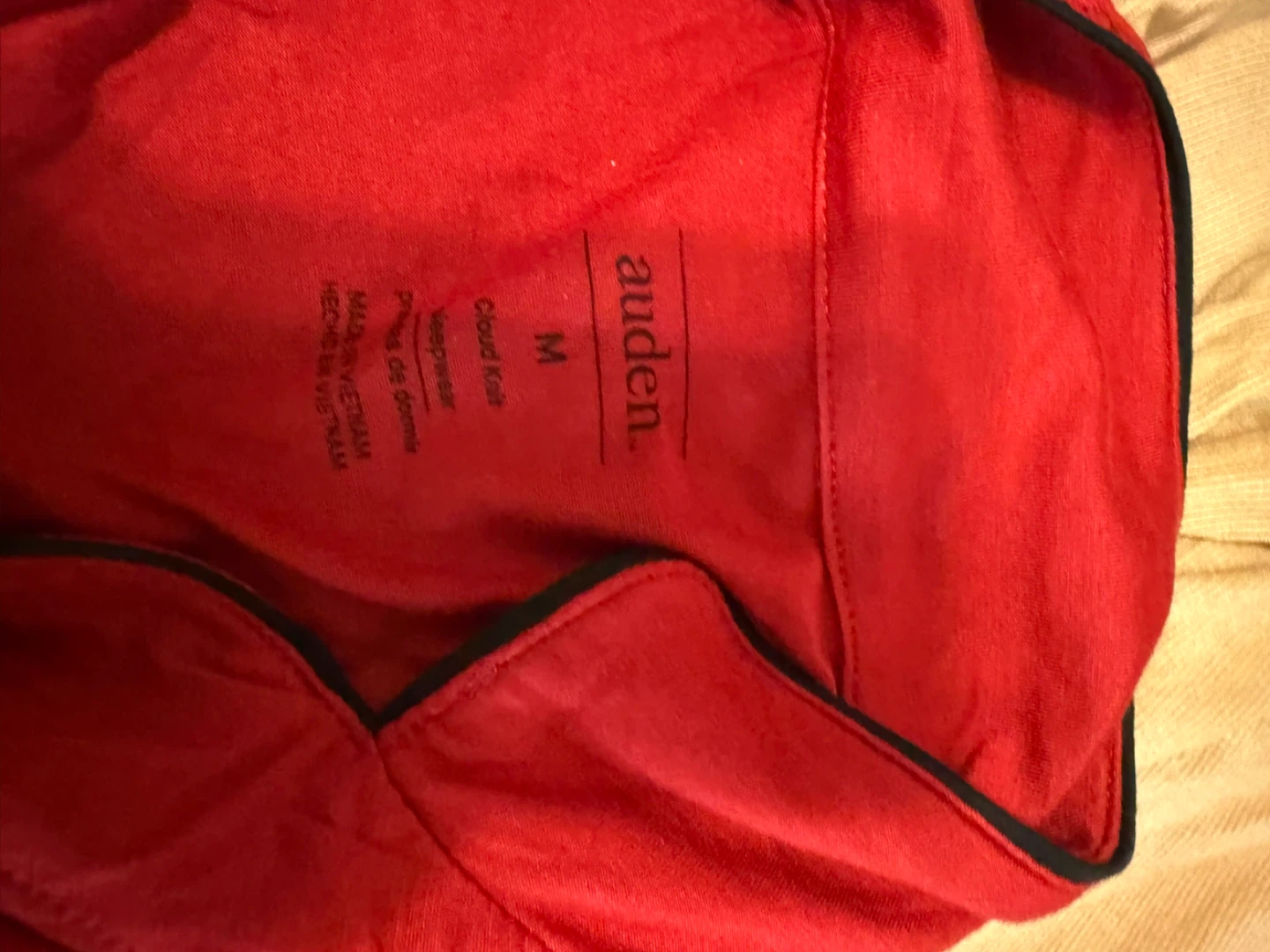 Auden Red Cloud Knit Pajama Set - Medium - photo 5