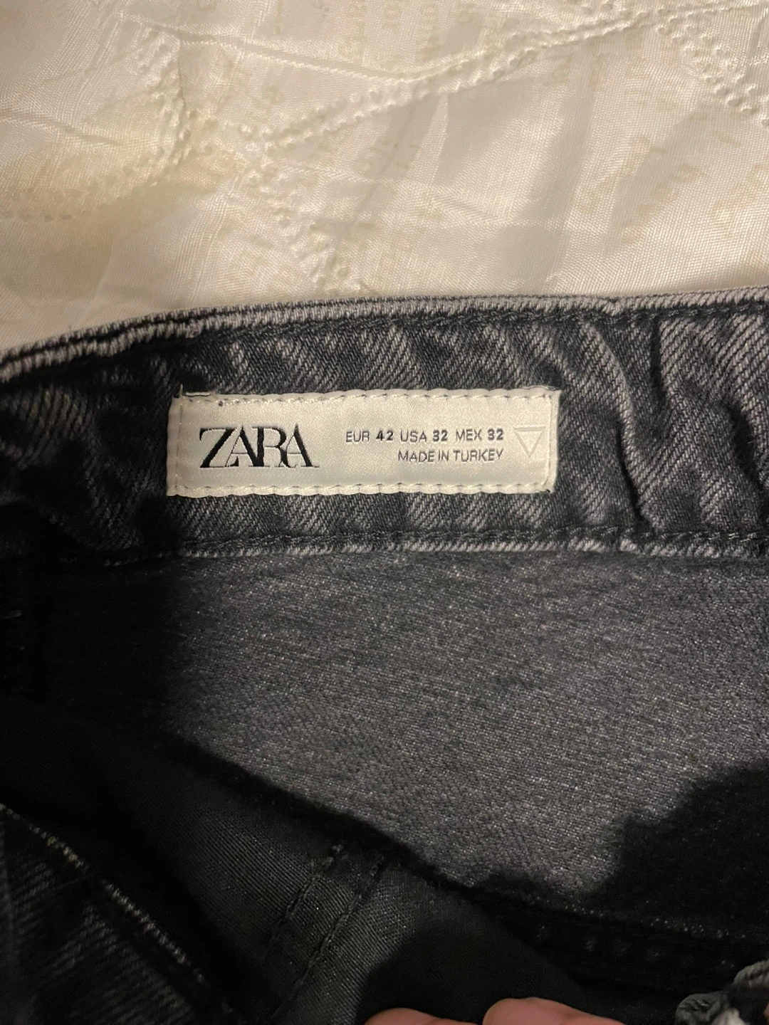 ZARA Zipper Cargo Pocket Pants Denim Jeans 5585/400/800 us32 - photo 2