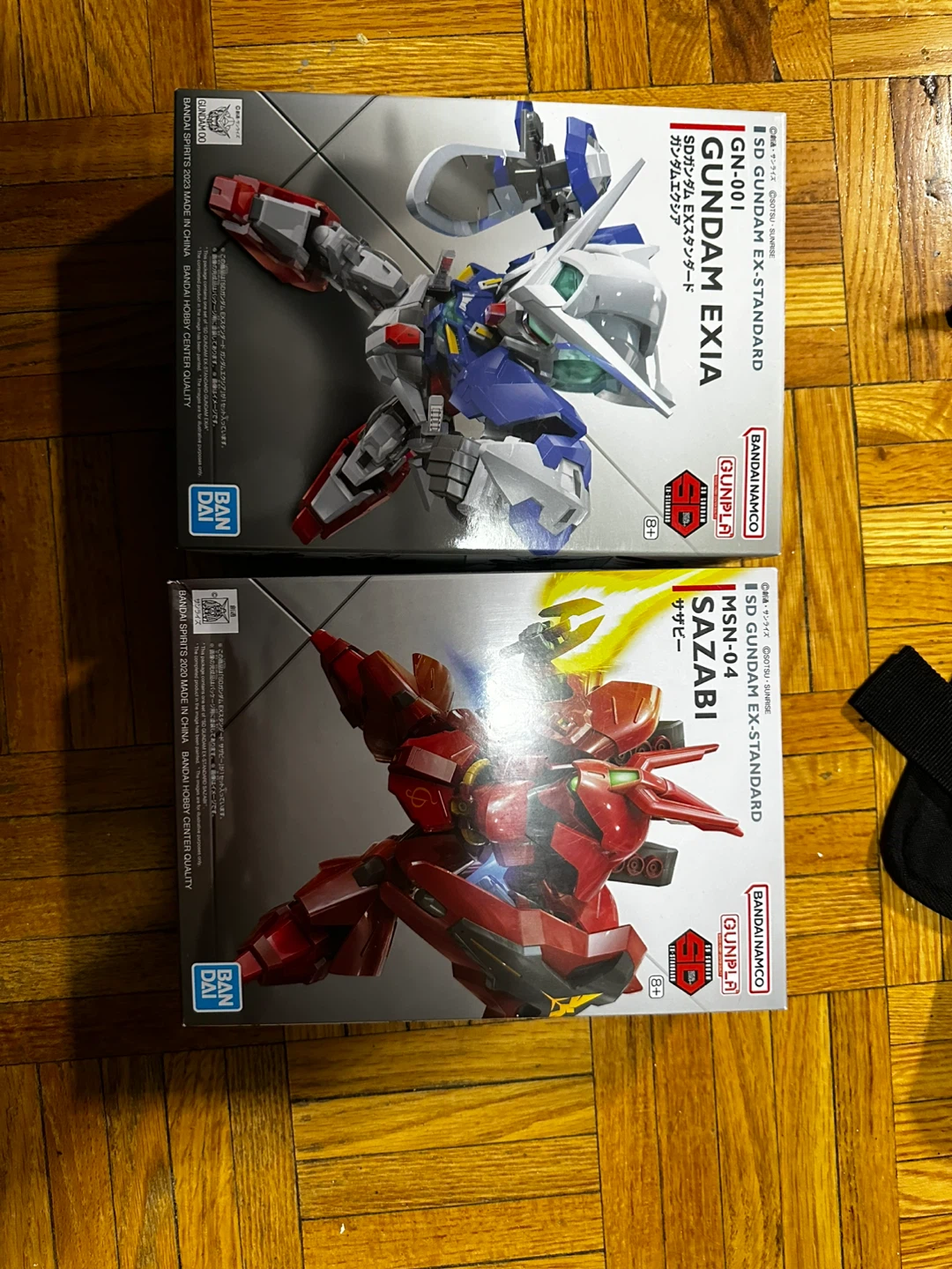 Bandai Gundam Model Kits - Exia & Sazabi