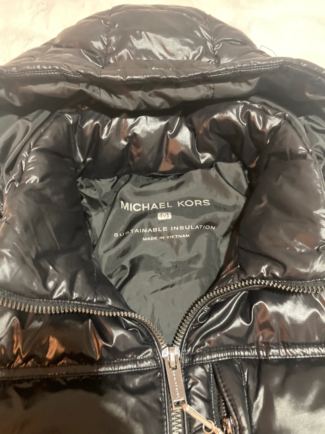 Michael Kors Black Puffer Jacket - Size M - photo 2