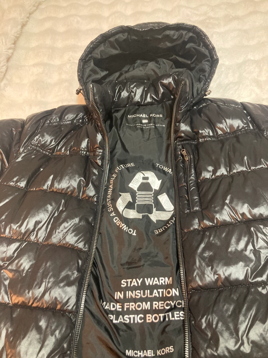 Michael Kors Black Puffer Jacket - Size M - photo 5