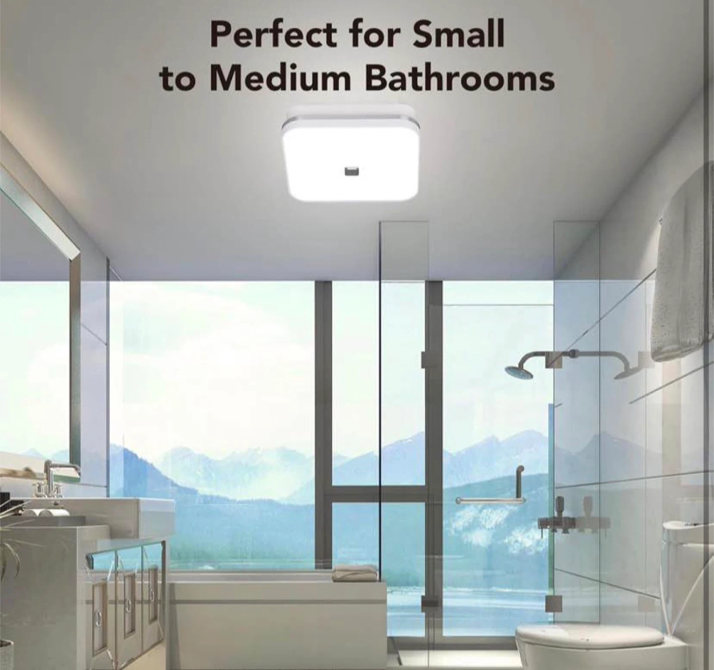 OREiN Bathroom Exhaust Fan with Light - photo 5