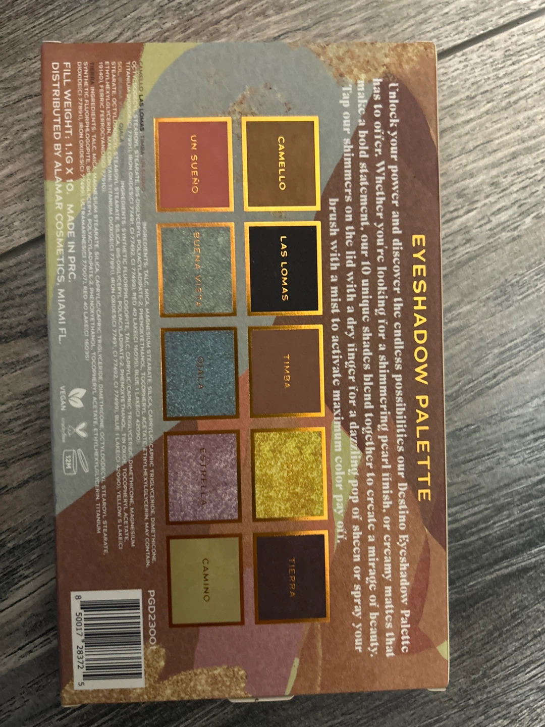 Alamar Cosmetics Destino Eyeshadow Palette - photo 2