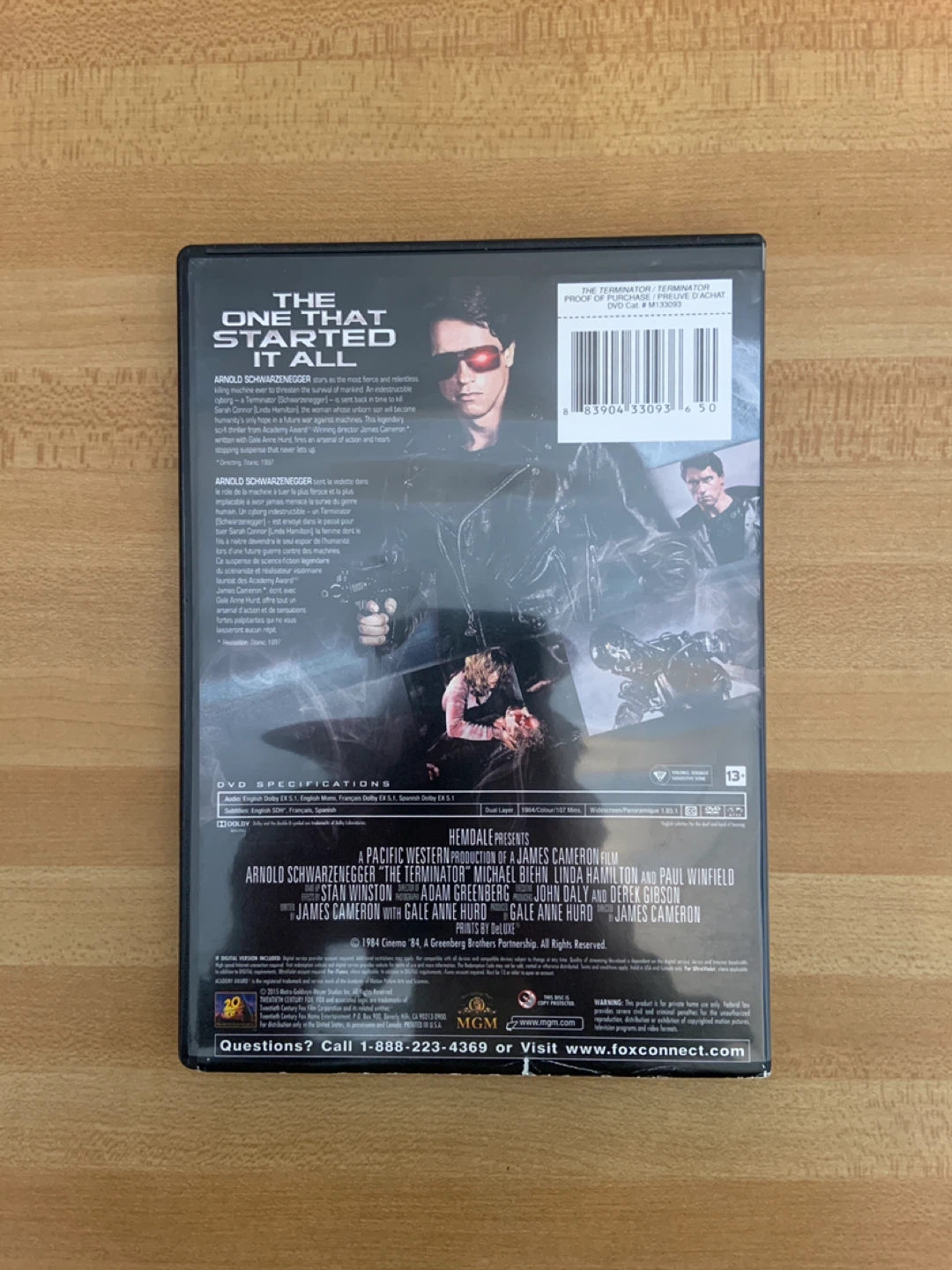 The Terminator DVD – Classic Action Sci-Fi - photo 2