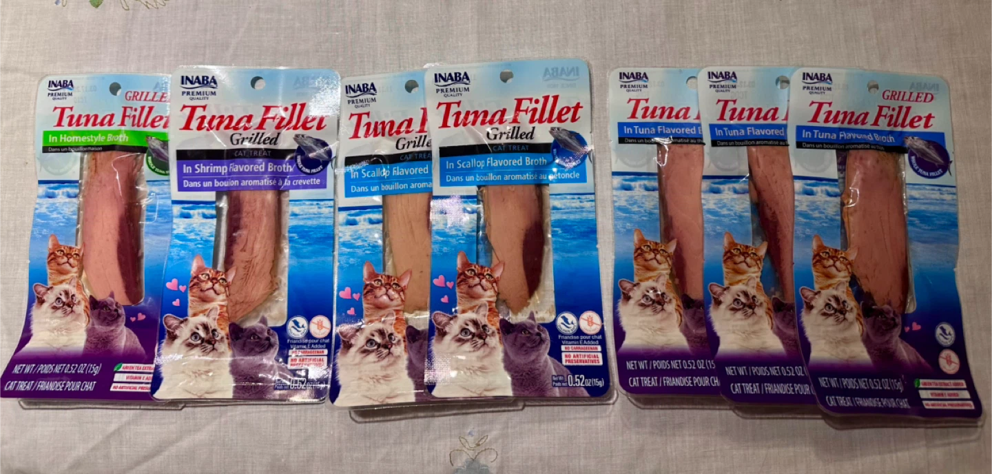 Inaba Grilled Tuna Fillet Cat Treat Variety Pack - photo 2