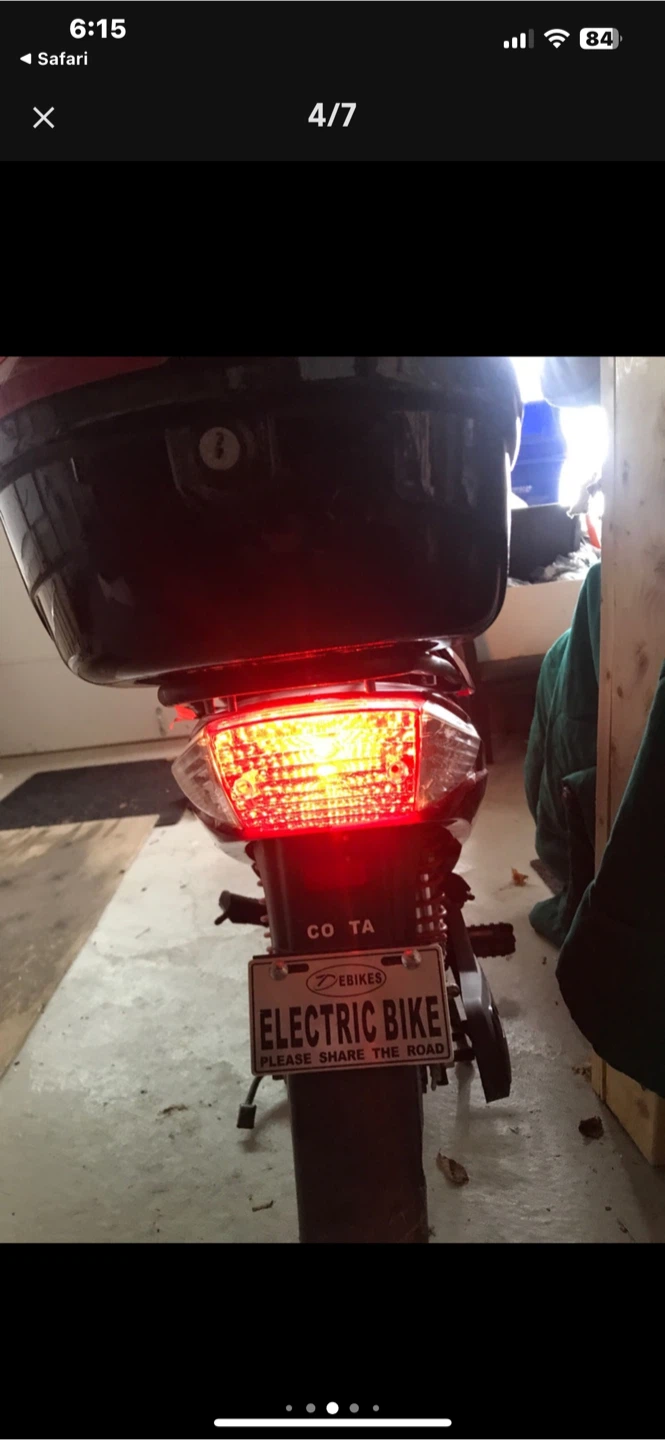 Red Electric Bike - photo 4
