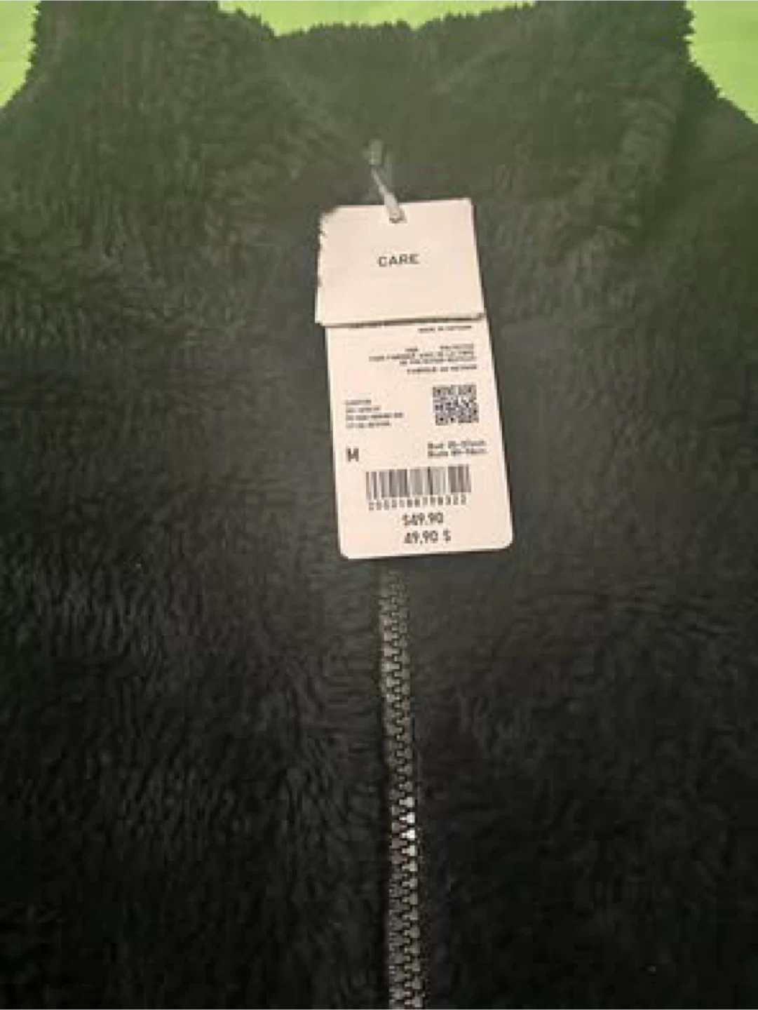 Uniqlo Fleece Jacket - Black - Size M - photo 2
