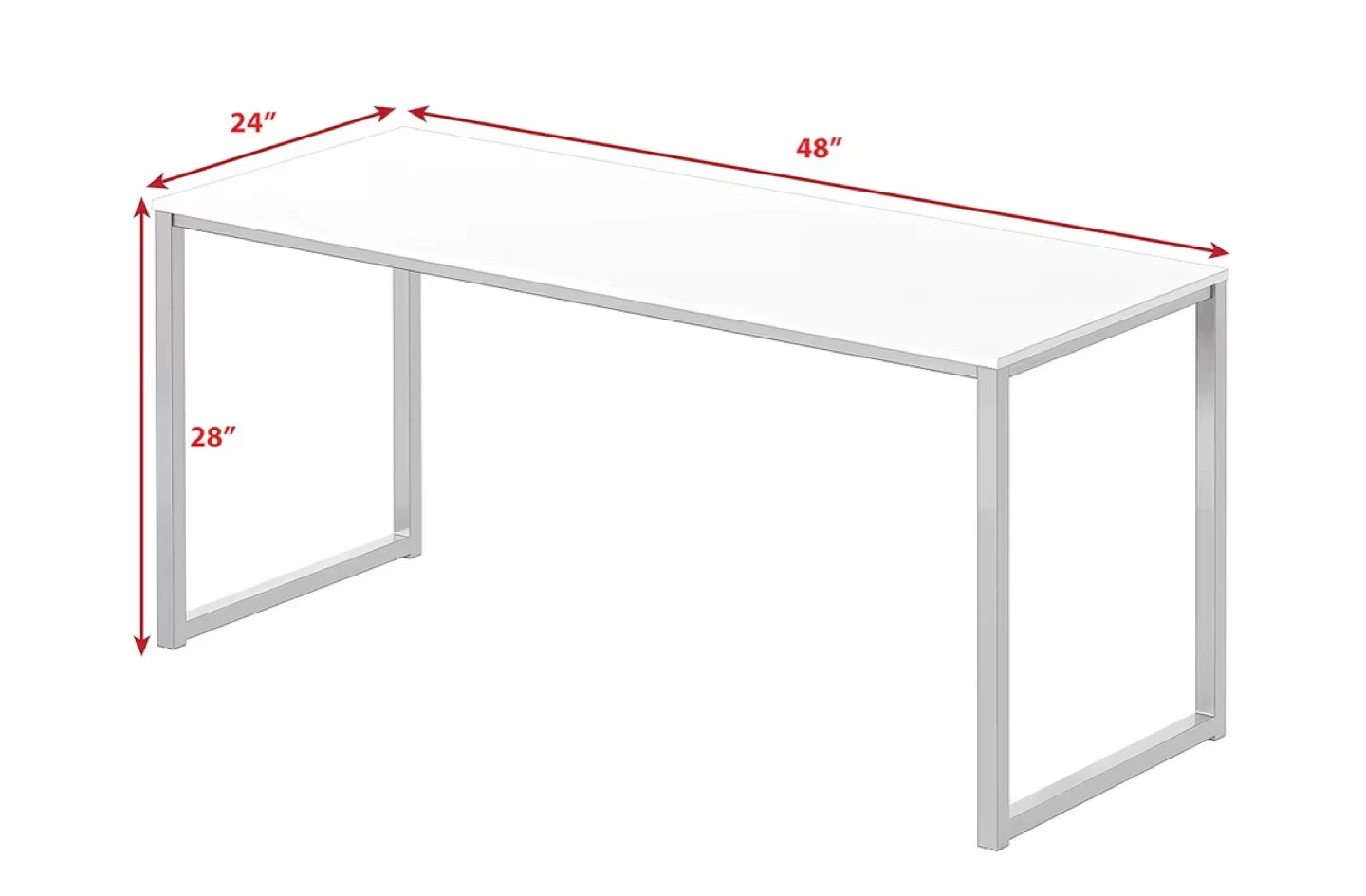 Long White Desk - photo 2