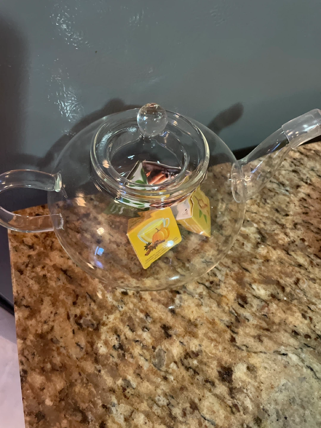 Clear Glass Teapot and Mug Set brand new - photo 2