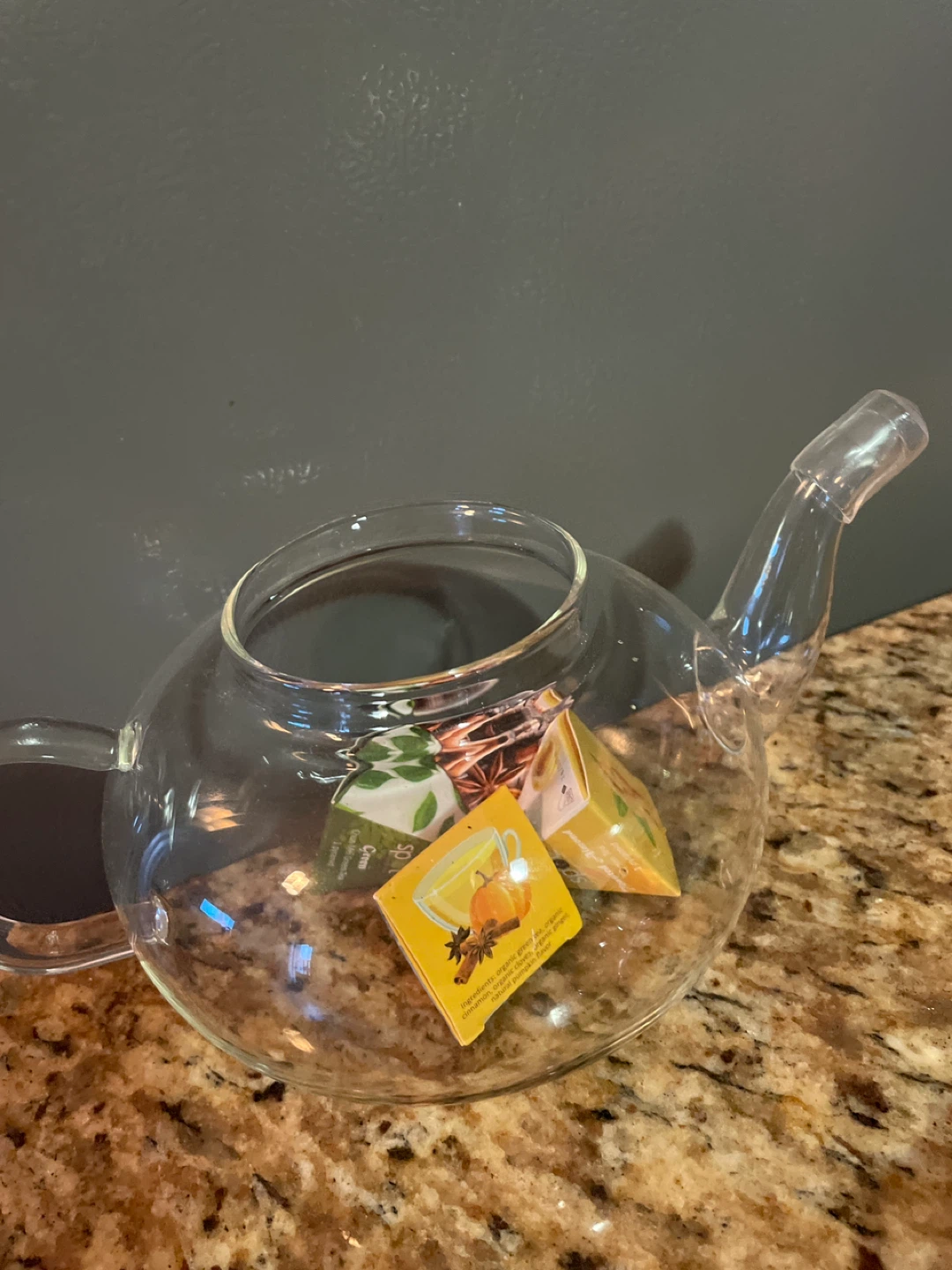 Clear Glass Teapot and Mug Set brand new - photo 3