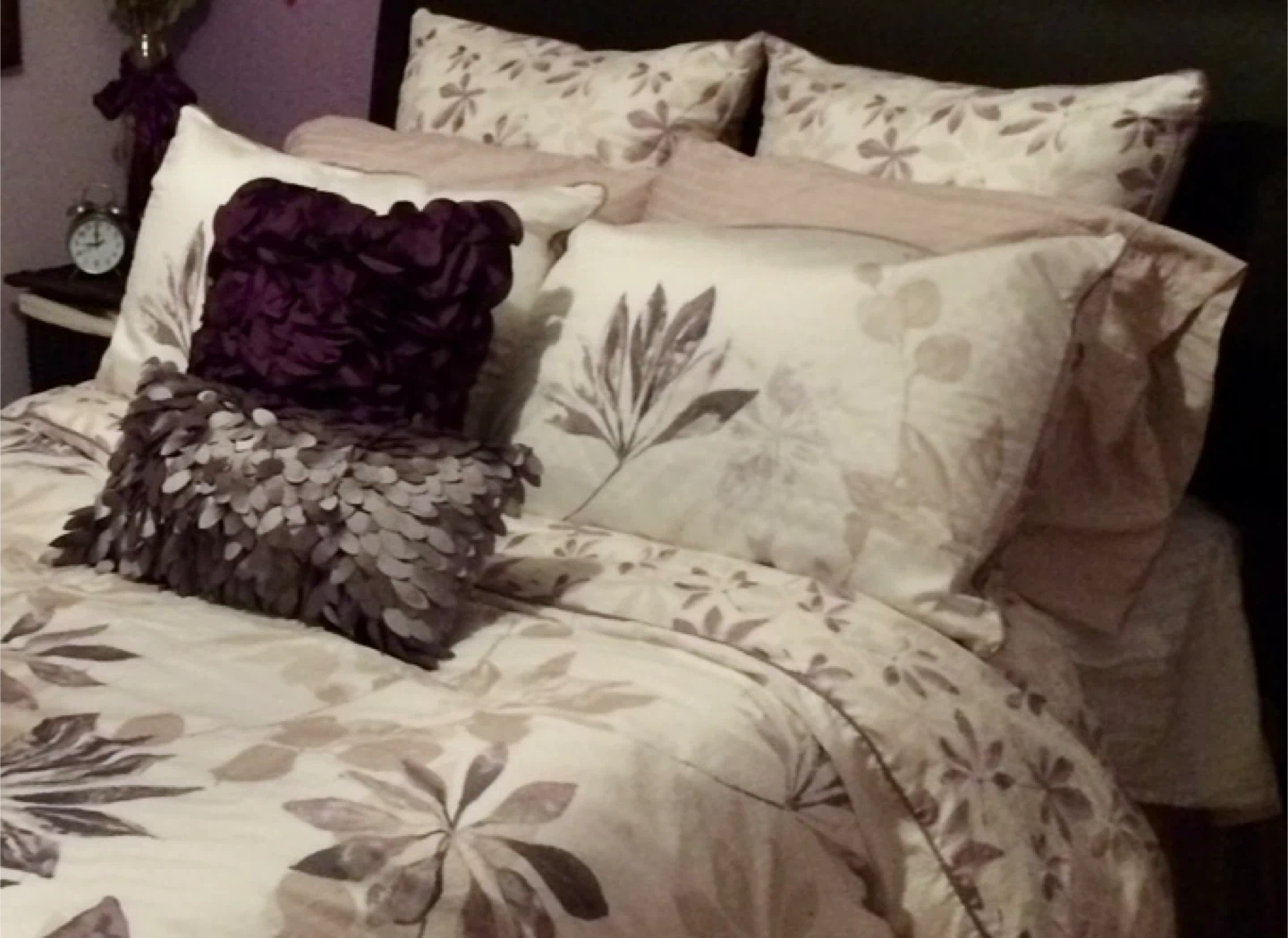Queen Size, double sided Duvet Cover Set - Floral Pattern - photo 2