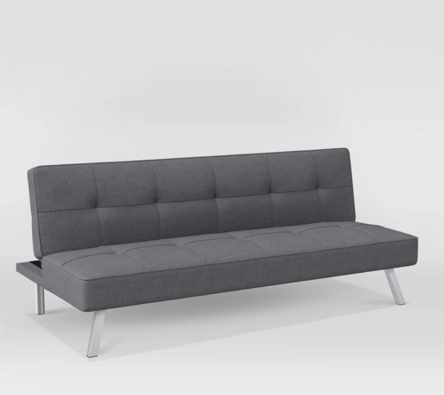 Serta Brand Charcoal Full Size Futon