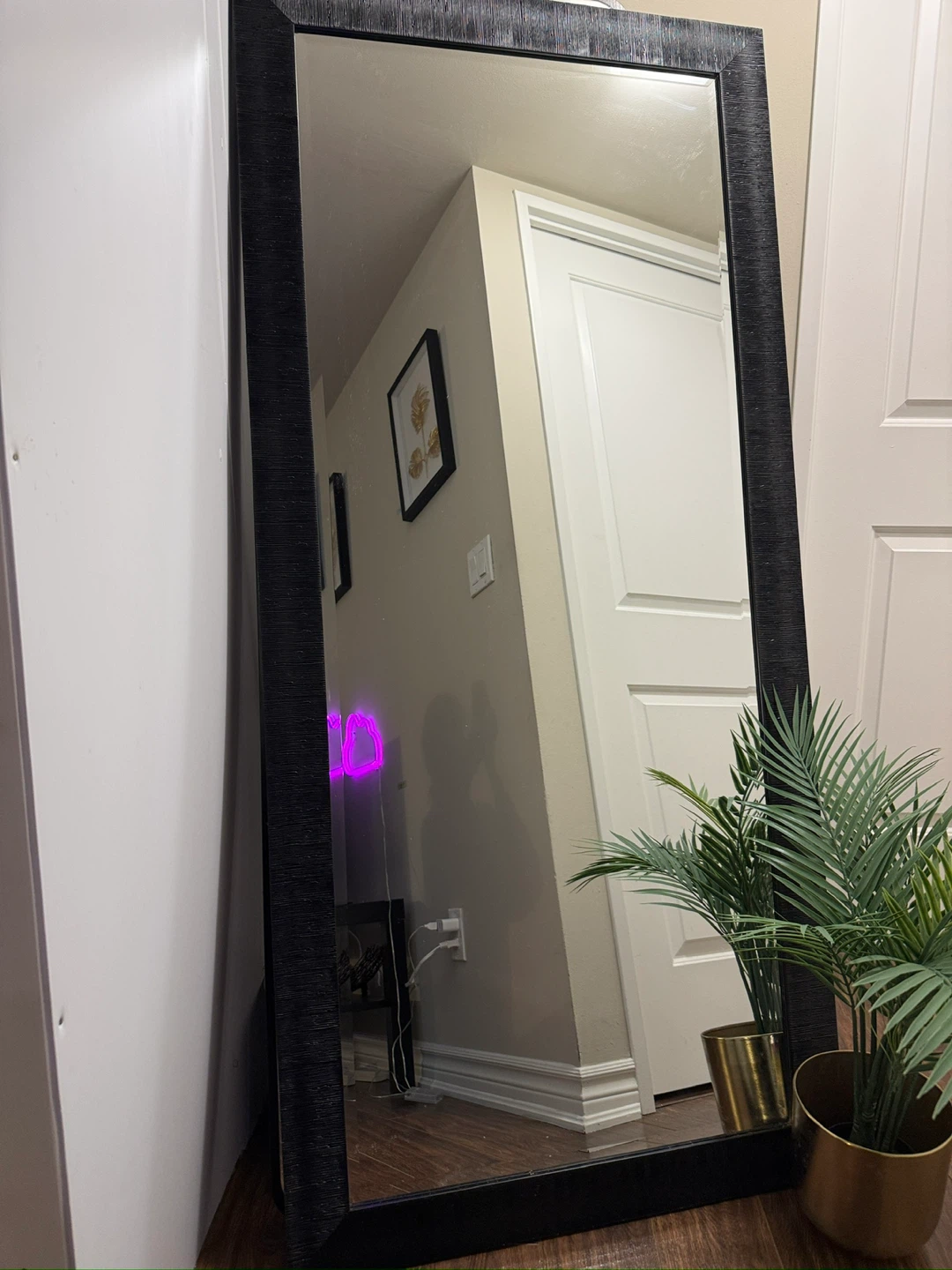Full length black mirror