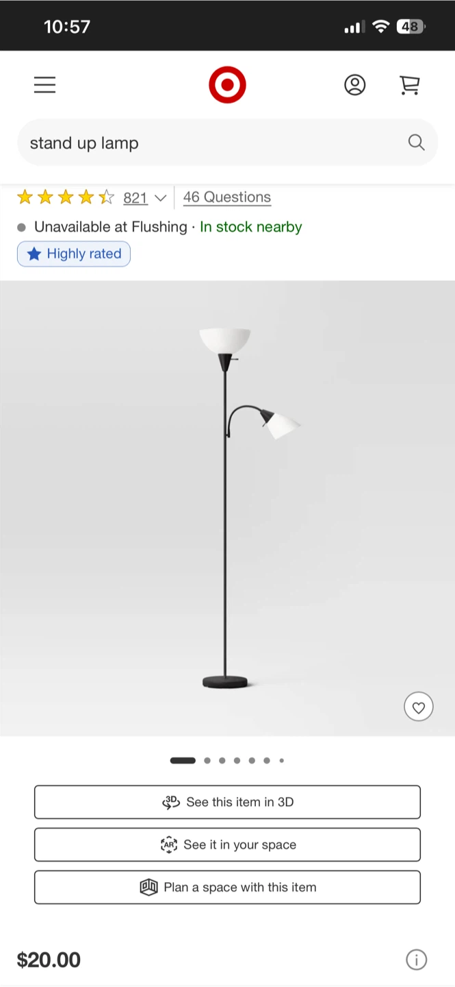 Dual Head Floor Lamp - photo 4