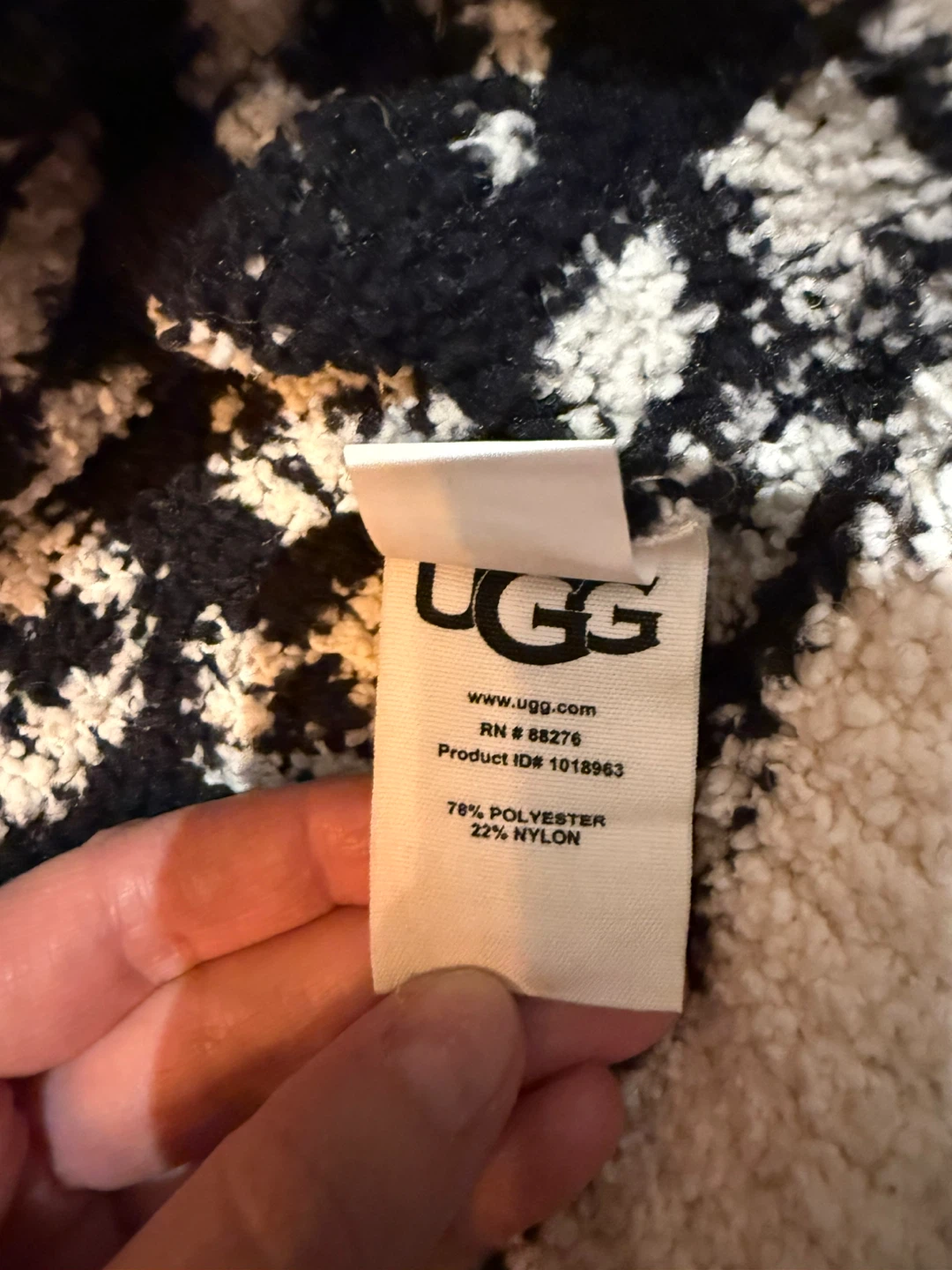 UGG Women's Leopard Print Fleece Turtleneck Sweater XL - photo 2
