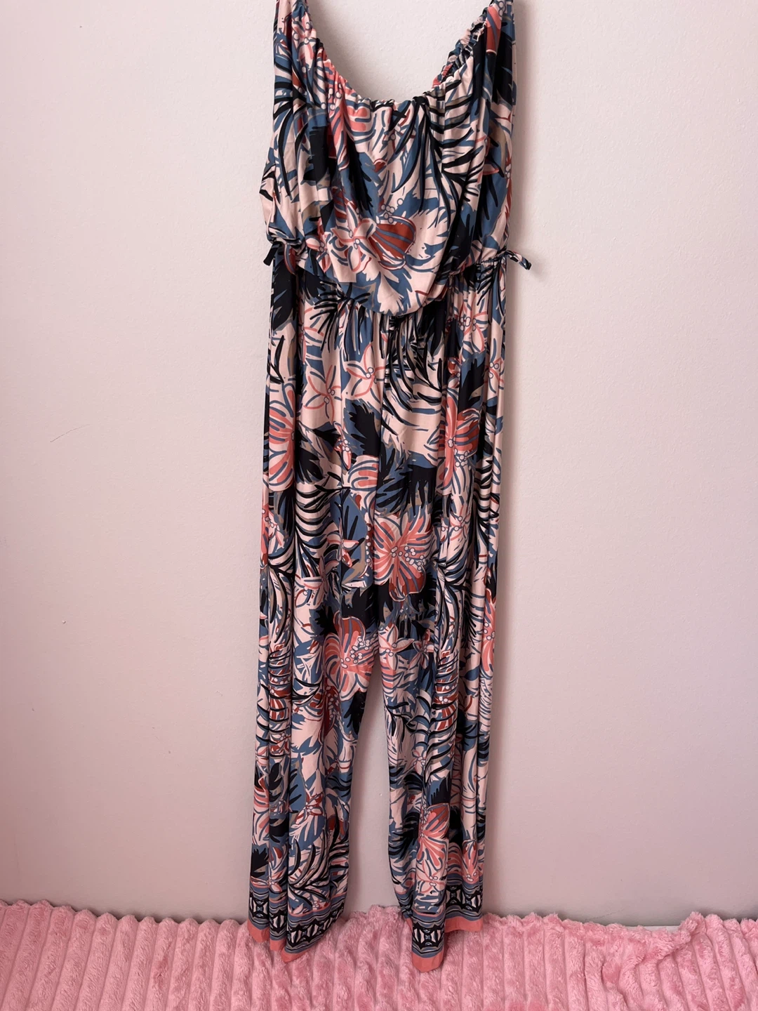 Saint Tropez West Women's Floral Jumpsuit - Size L - photo 3