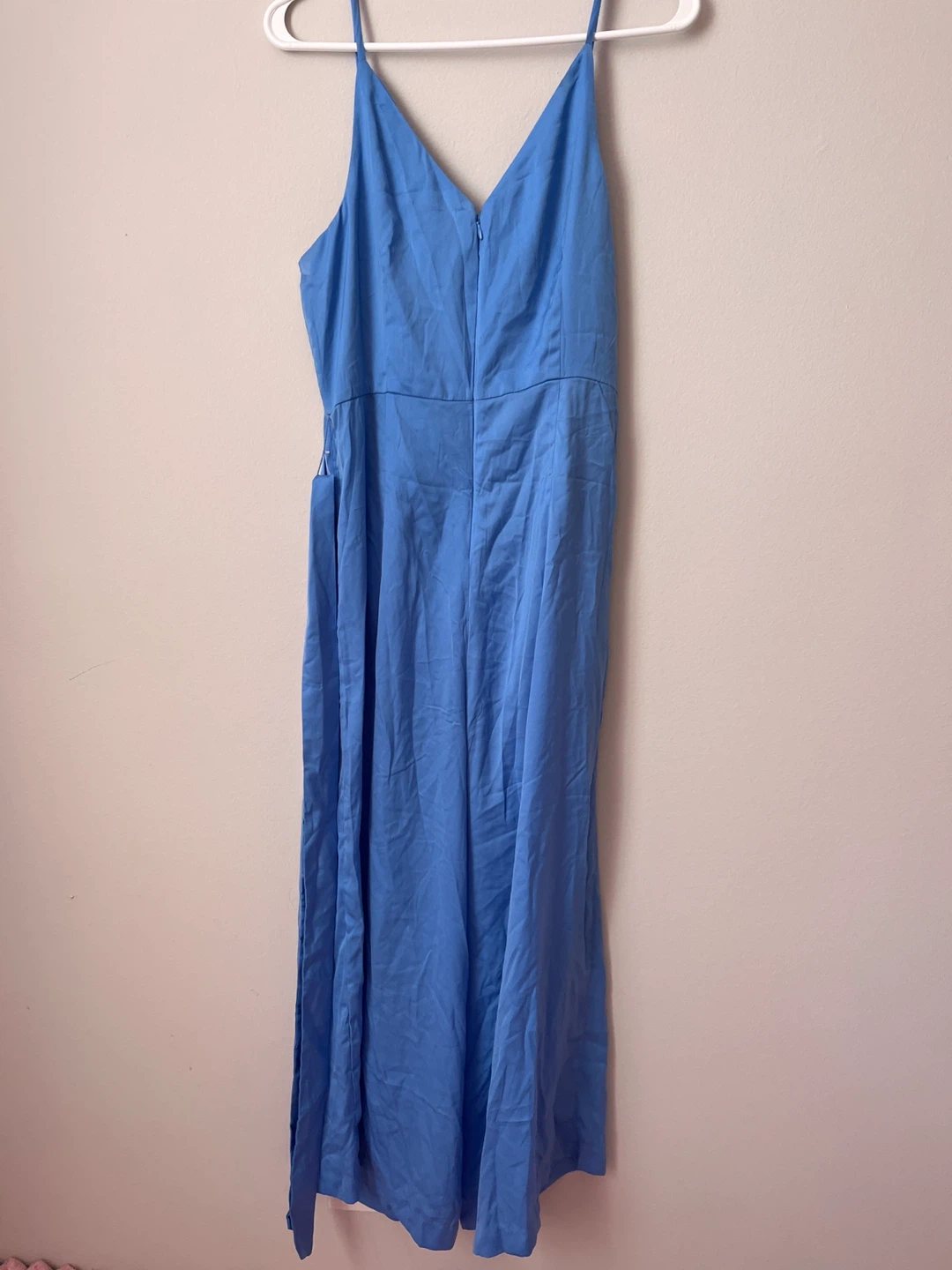 H&M Blue Spaghetti Strap Midi Dress - Size M - photo 2