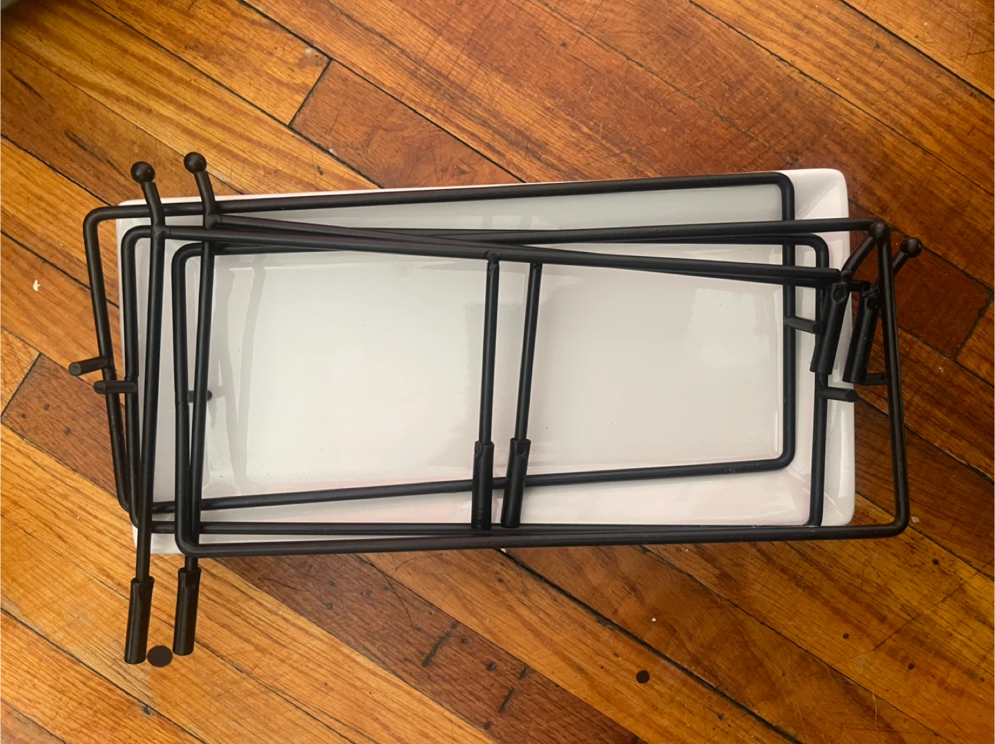 White 12 Inch 3-Tier Serving Stand - photo 4