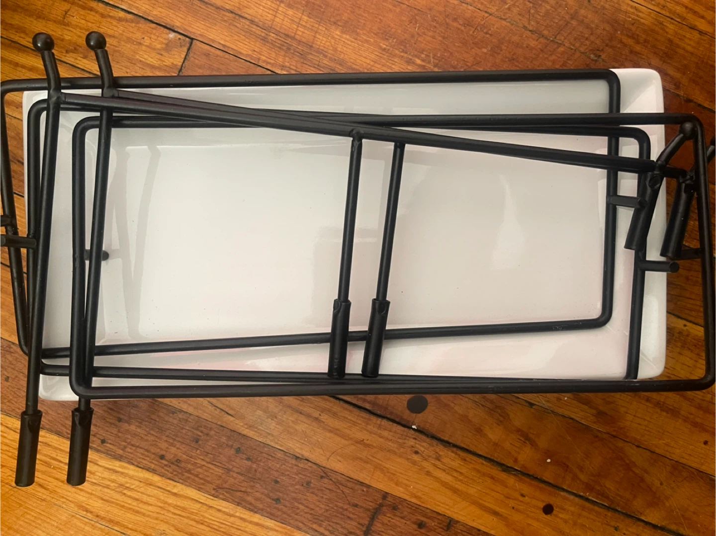 White 12 Inch 3-Tier Serving Stand - photo 2