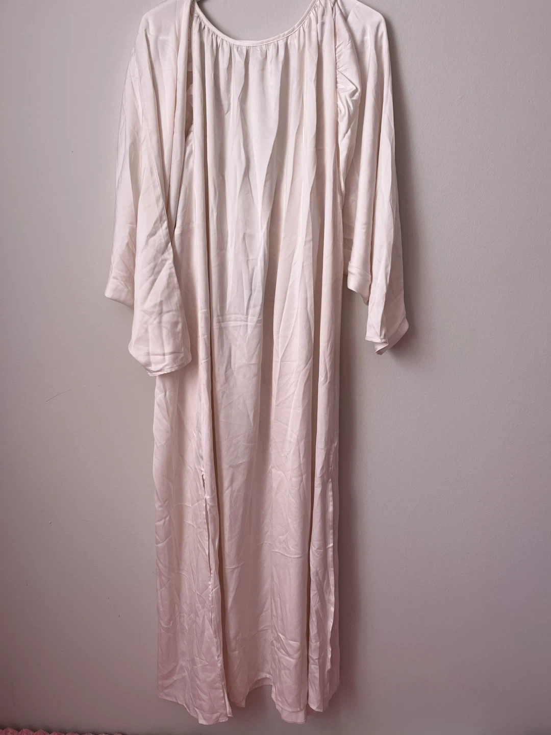 H&M Women's Kimono Robe Nightgown Beige XL