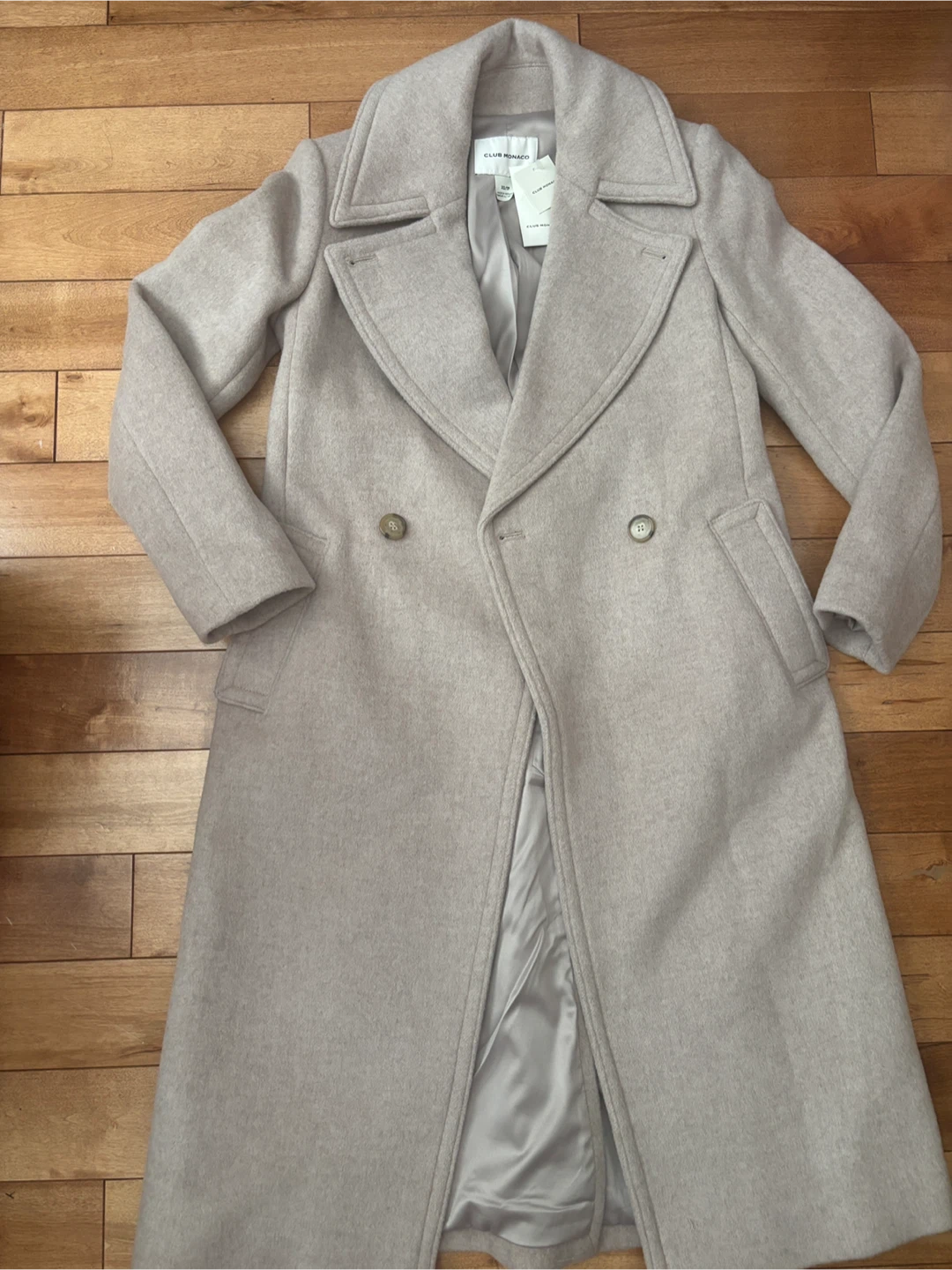 New Club Monaco Wool Coat - Size XS