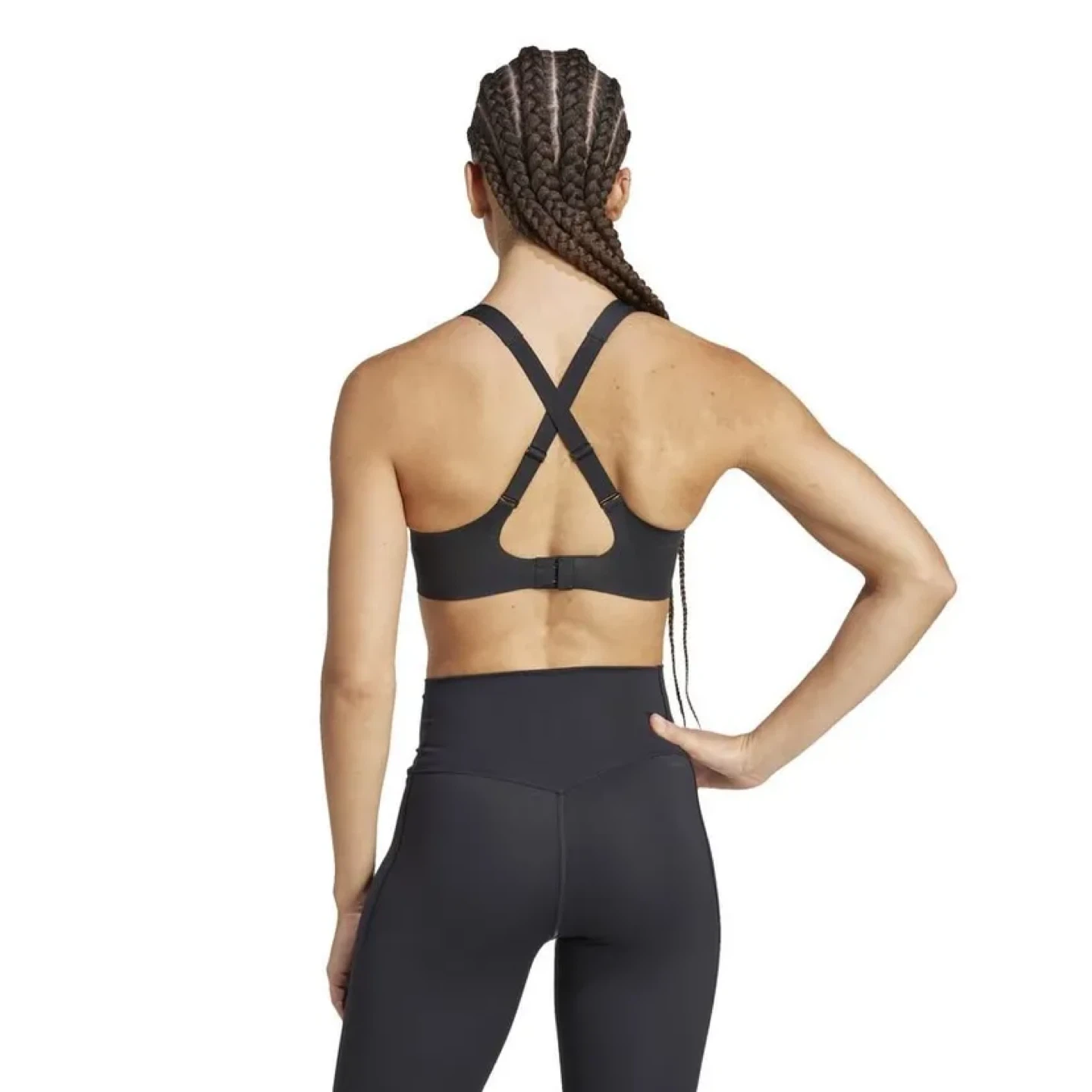NEW! ADIDAS SPORTS BRA TLRD IMPACT LUXE HIGH SUPPORT - BLACK - photo 3