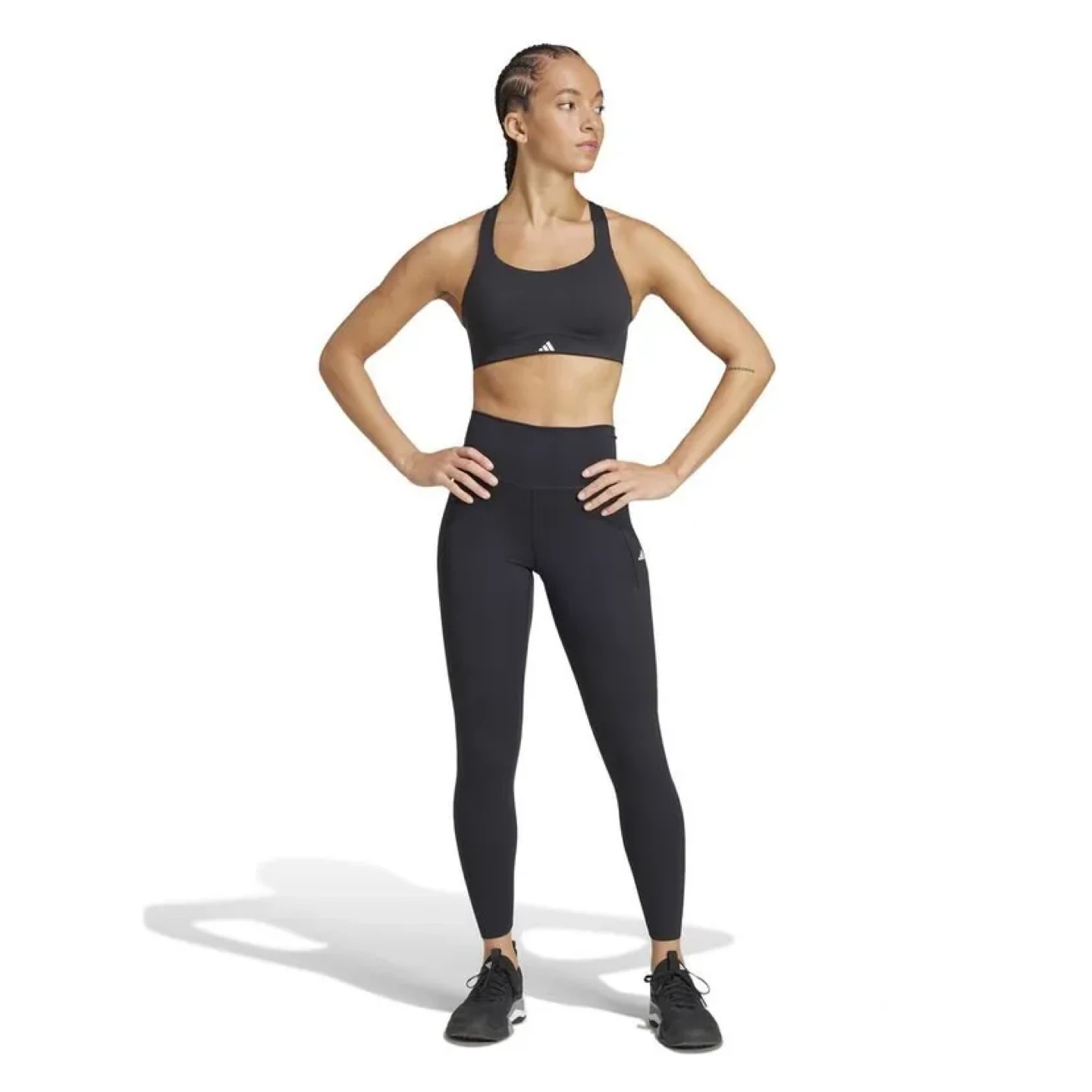 NEW! ADIDAS SPORTS BRA TLRD IMPACT LUXE HIGH SUPPORT - BLACK - photo 5