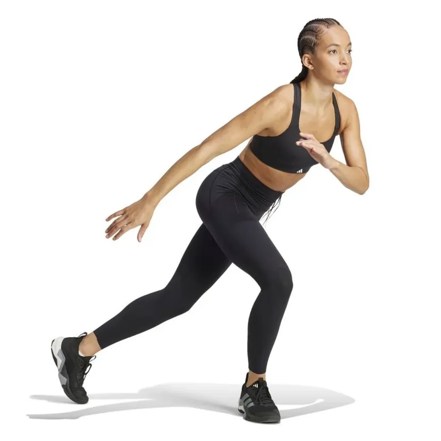 NEW! ADIDAS SPORTS BRA TLRD IMPACT LUXE HIGH SUPPORT - BLACK - photo 4